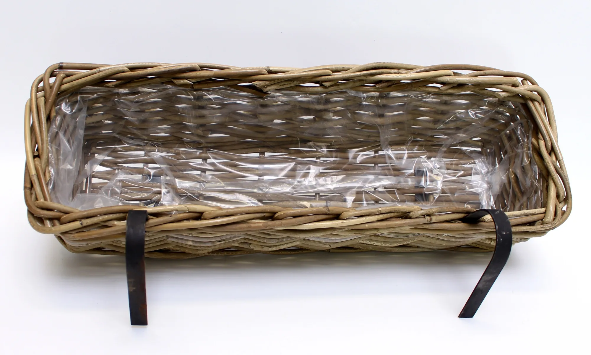 Balkonpflanzer "Rattan", groß  im Frank Flechtwaren Online Shop für Pflanztöpfe kaufen