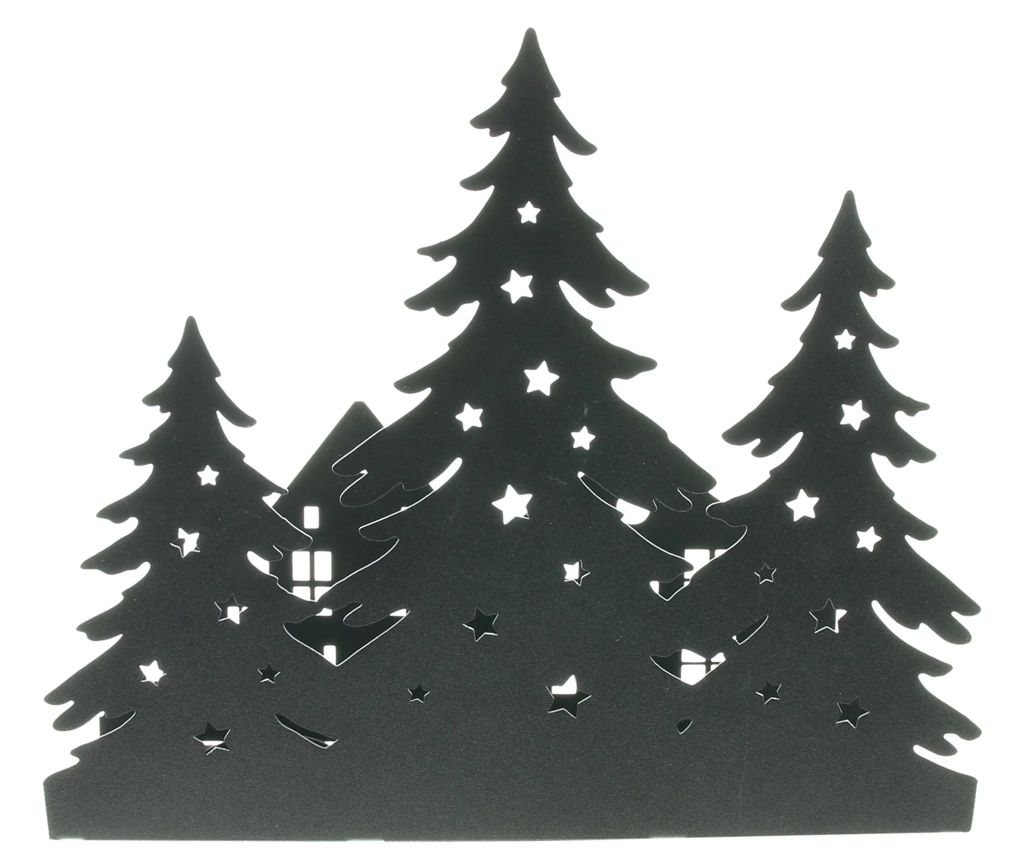 Teelichthalter "Häuser im Wald"  im Frank Flechtwaren Online Shop für Teelichthalter kaufen