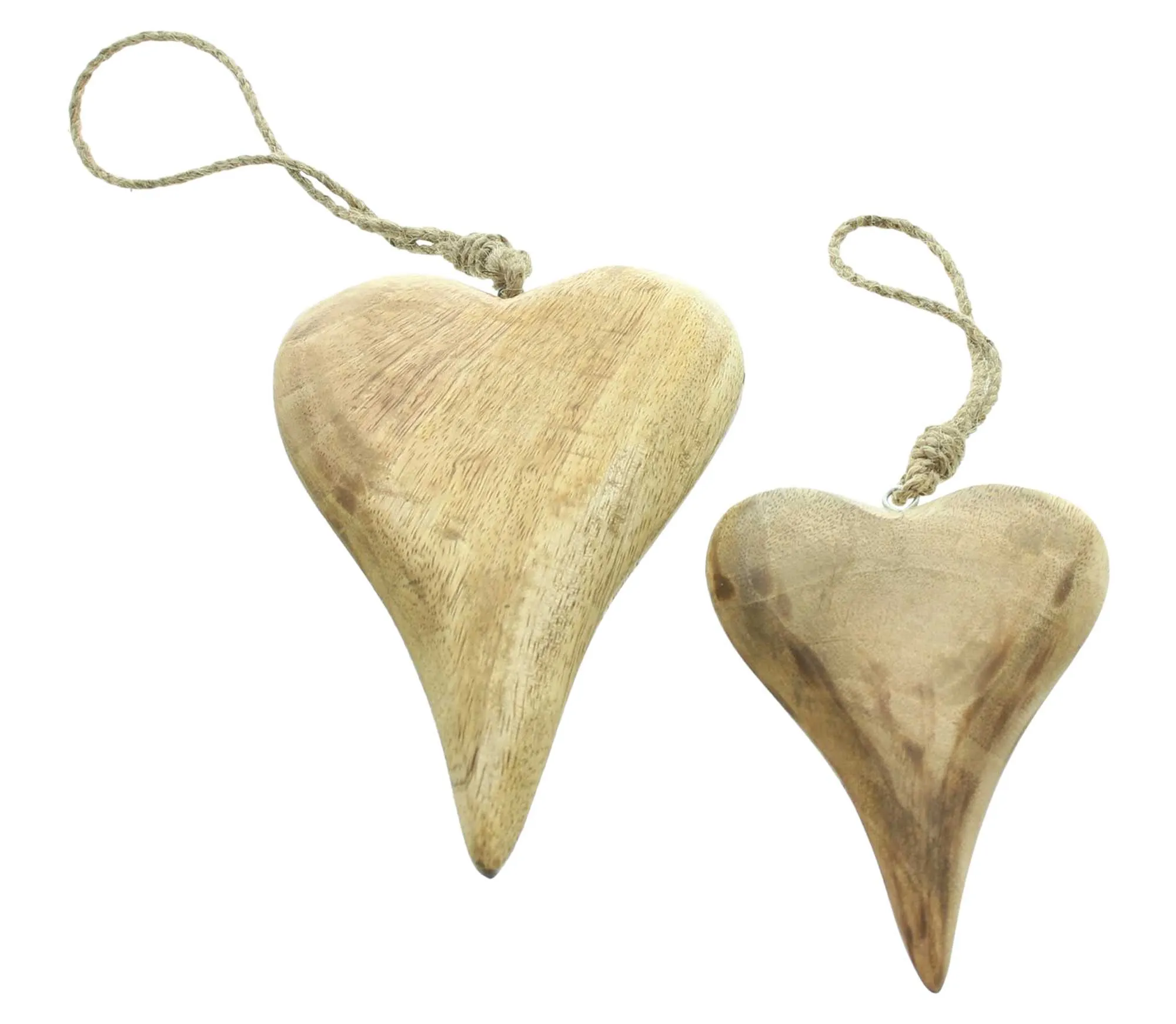 Hänger "Herz", 2er Set  im Frank Flechtwaren Online Shop für Weihnachtliches Chalet kaufen