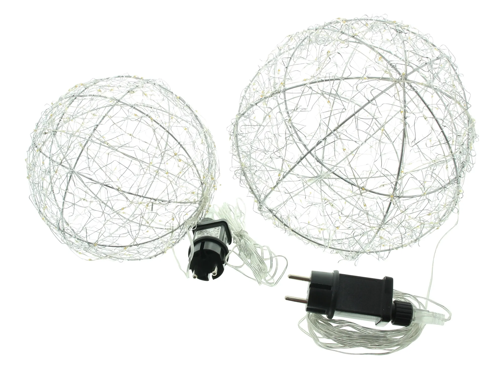 LED-Kugel "Glow", 2er Set  im Frank Flechtwaren Online Shop für Balkonien kaufen