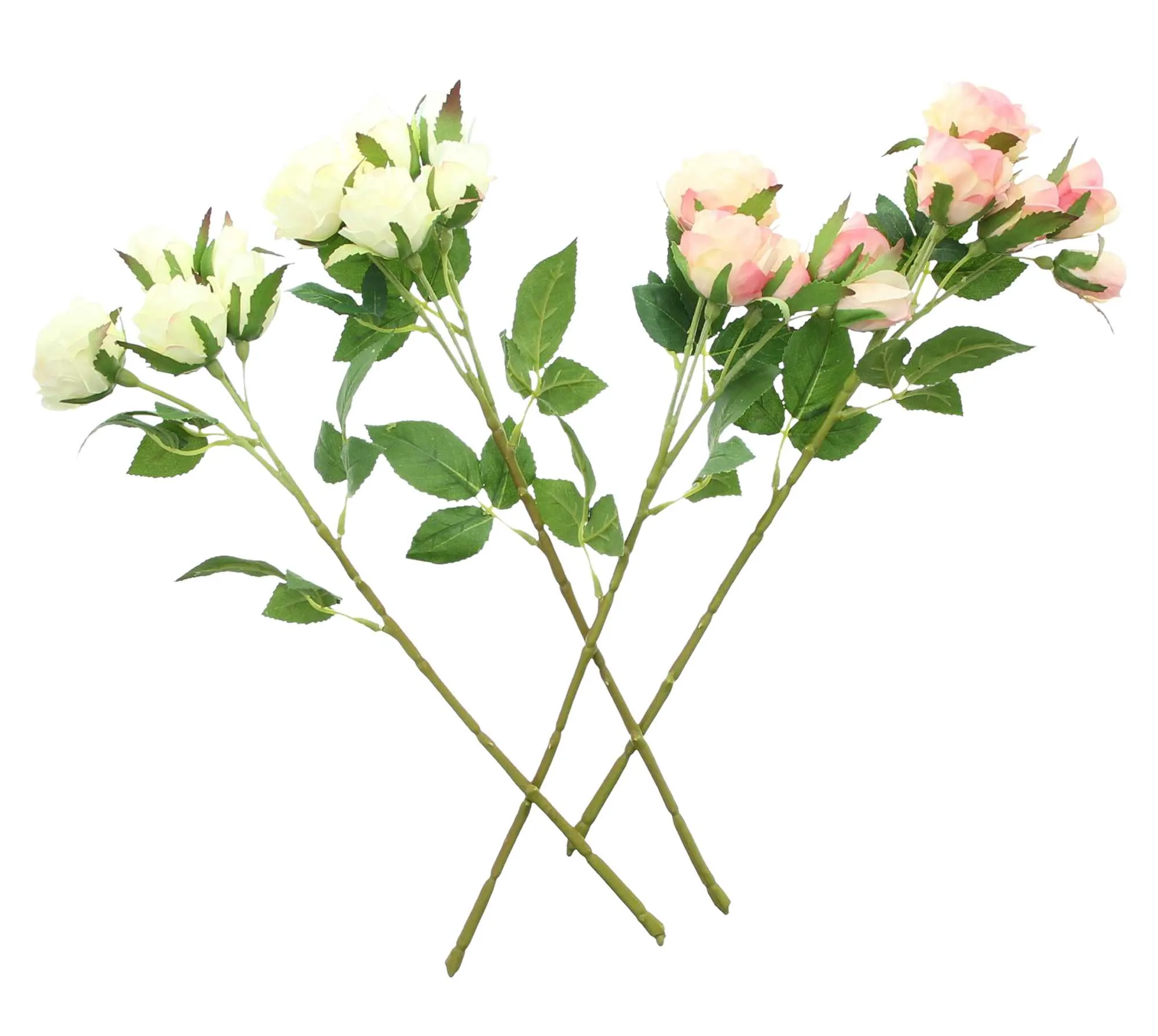 Kunstblume "Rosenliebe", 4er Set  im Frank Flechtwaren Online Shop für Kunstpflanzen kaufen