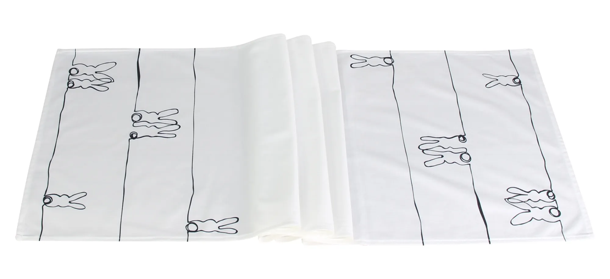 Tischläufer "Line-Art"  im Frank Flechtwaren Online Shop für Österliche Tischwäsche kaufen