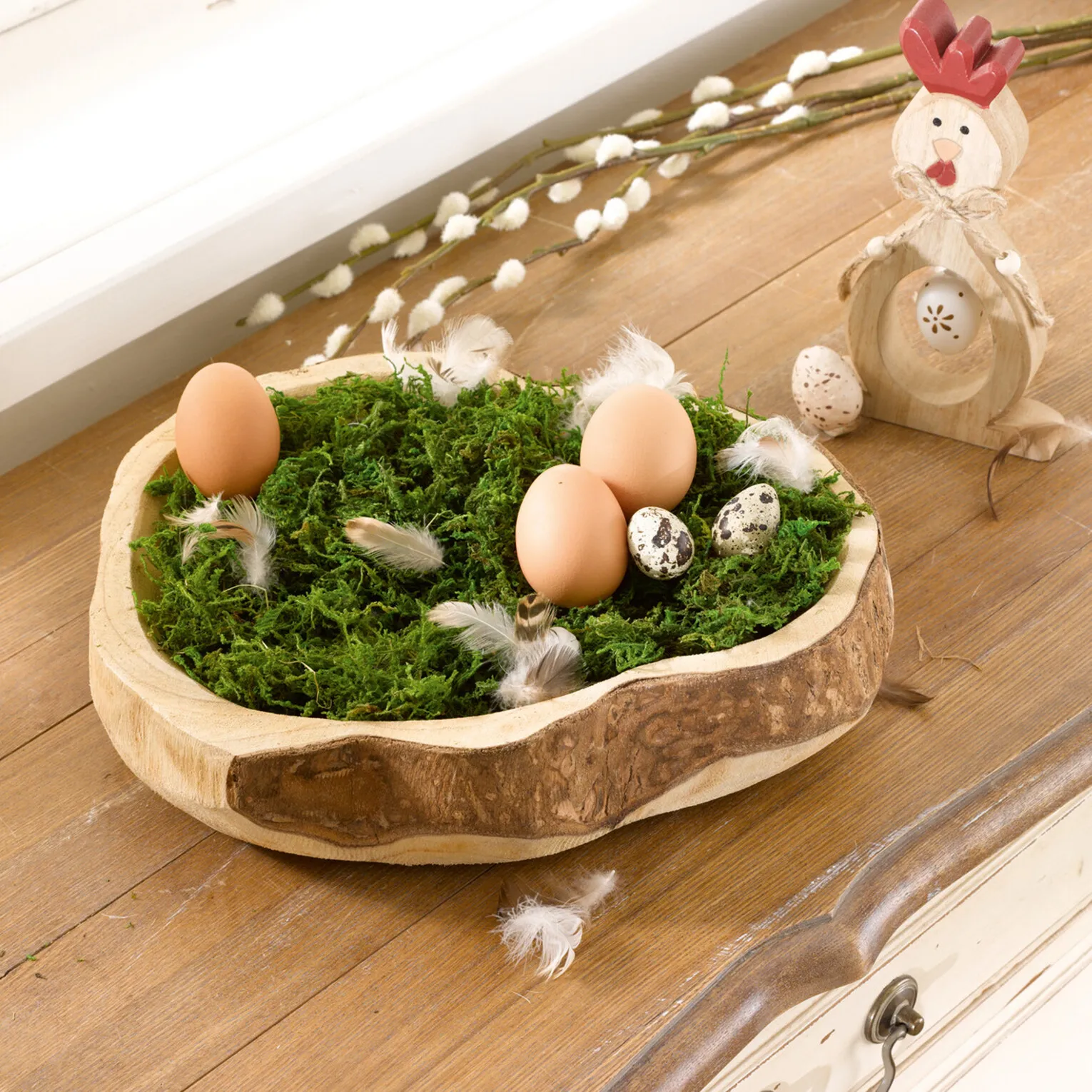 Schale "Wood"  im Frank Flechtwaren Online Shop für Nordischer Winter kaufen