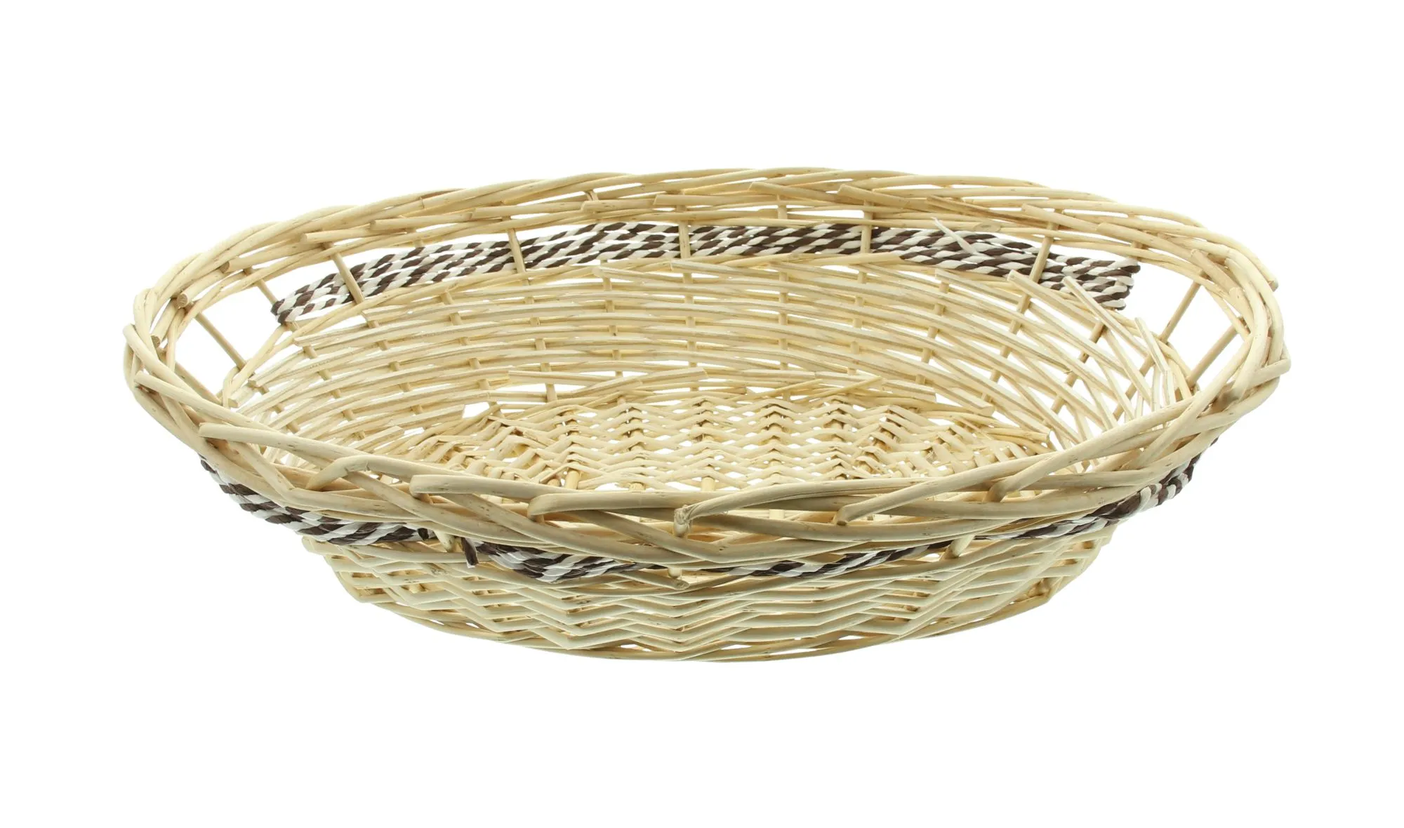 Schale "Papierschnurgeflecht", oval  im Frank Flechtwaren Online Shop für Schalen kaufen