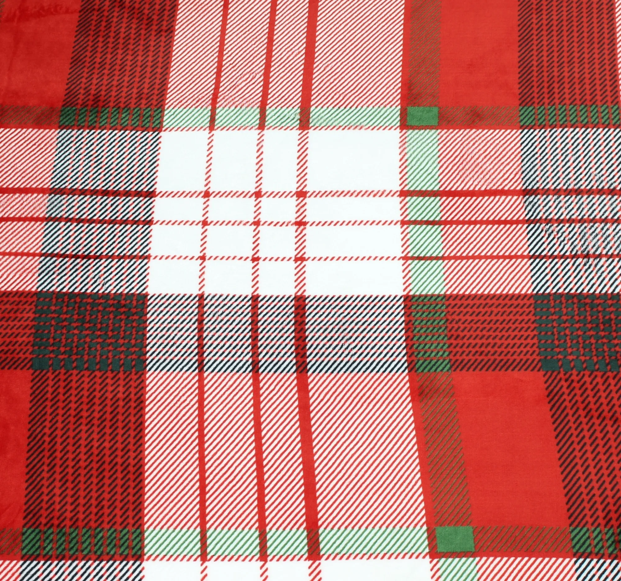 Kuscheldecke "Weihnachtskaro"  im Frank Flechtwaren Online Shop für Scandi-Look kaufen
