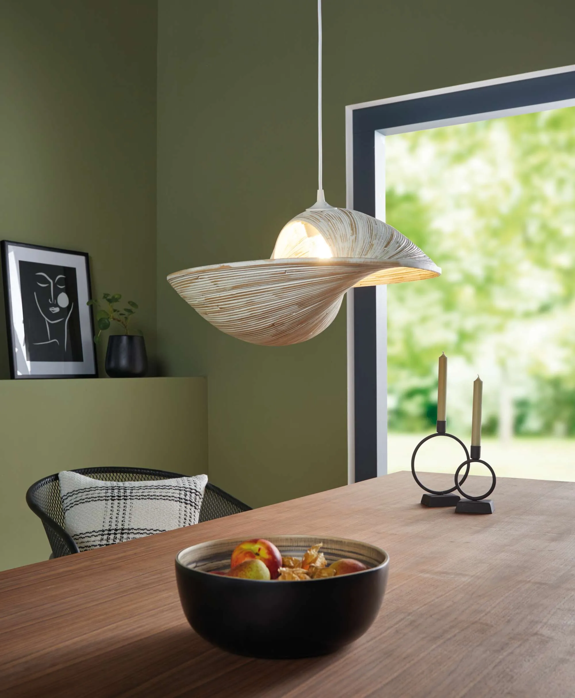 Pendelleuchte "Swing"  im Frank Flechtwaren Online Shop für Urlaubsfeeling kaufen