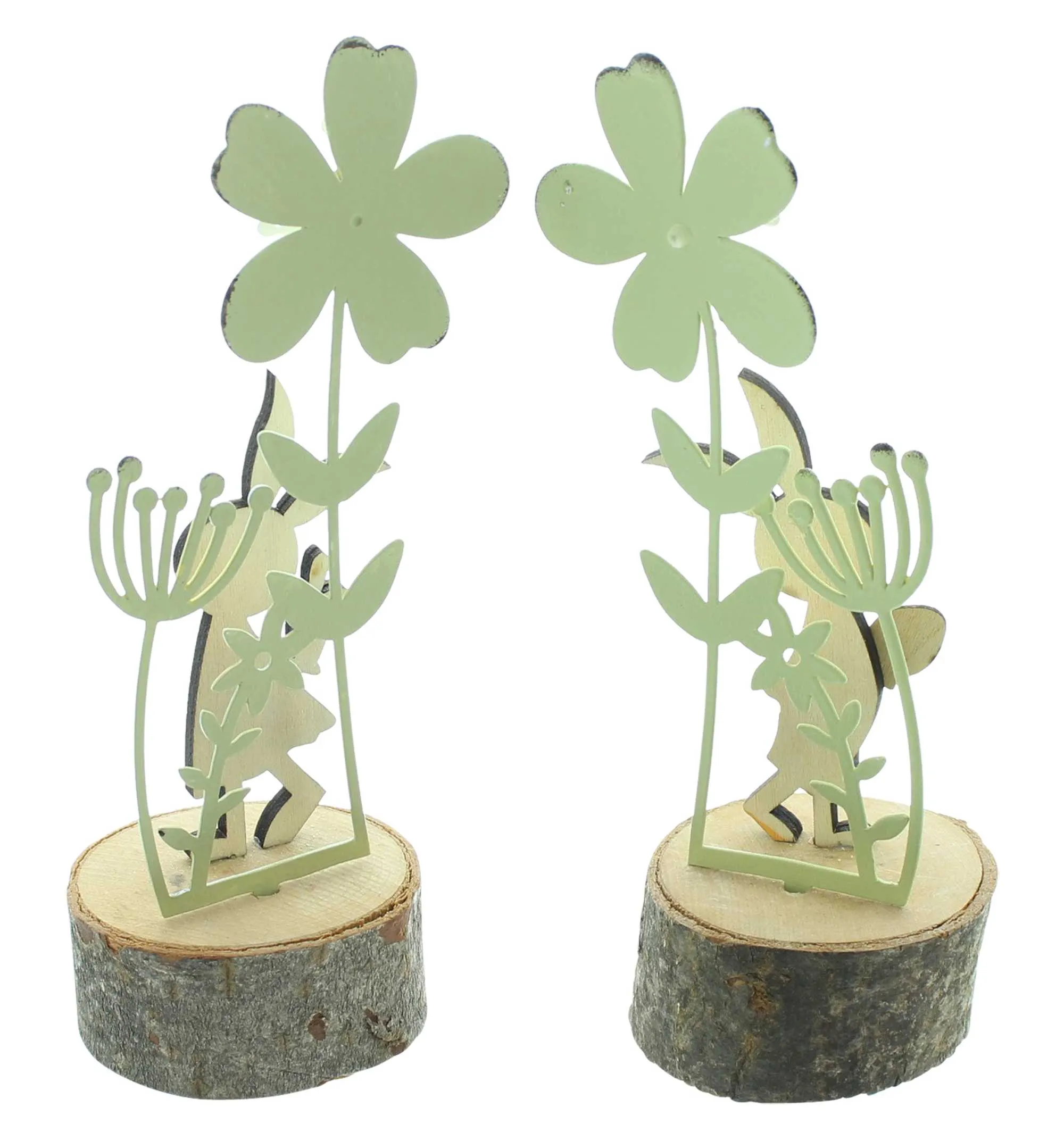 Hase "Blumenwiese", 2er Set  im Frank Flechtwaren Online Shop für Hasen &amp; Co kaufen