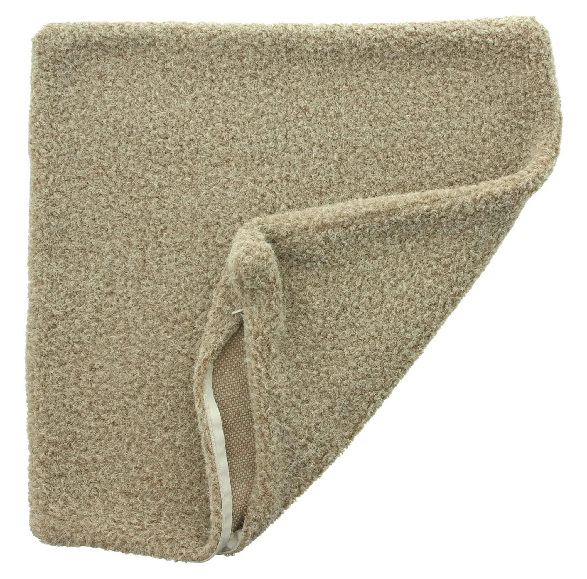 Kissenhülle "Wolloptik in Beige"  im Frank Flechtwaren Online Shop für Kissenhüllen kaufen
