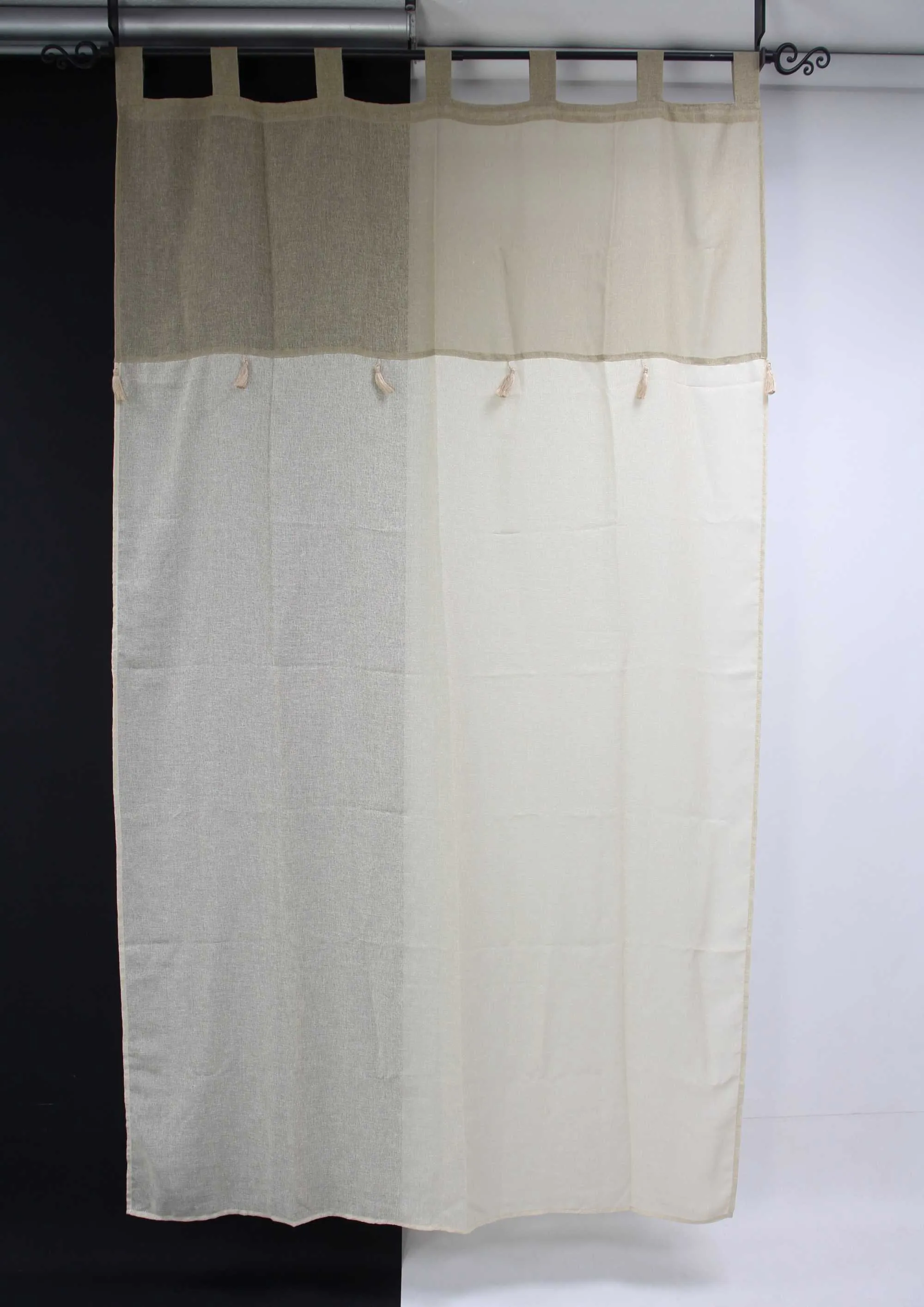 Vorhang "Quasten"  im Frank Flechtwaren Online Shop für Fenstervorhänge kaufen
