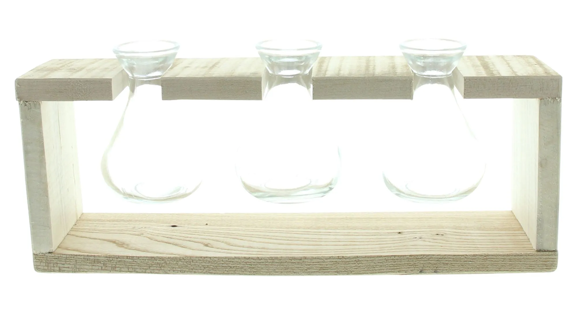 Vasenhalter "Wood"  im Frank Flechtwaren Online Shop für Dekovasen kaufen