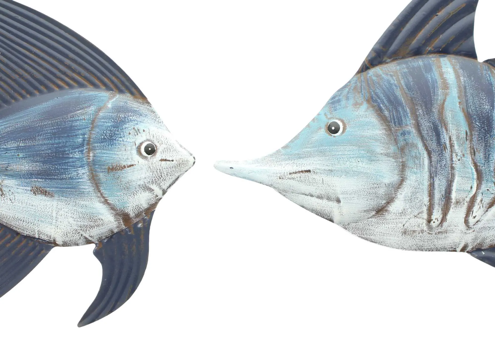 Wanddeko "Fisch", 2er Set  im Frank Flechtwaren Online Shop für Wanddeko kaufen
