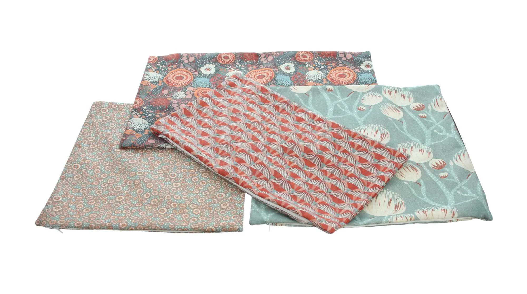 Kissenhülle "Floral", 4er Set  im Frank Flechtwaren Online Shop kaufen