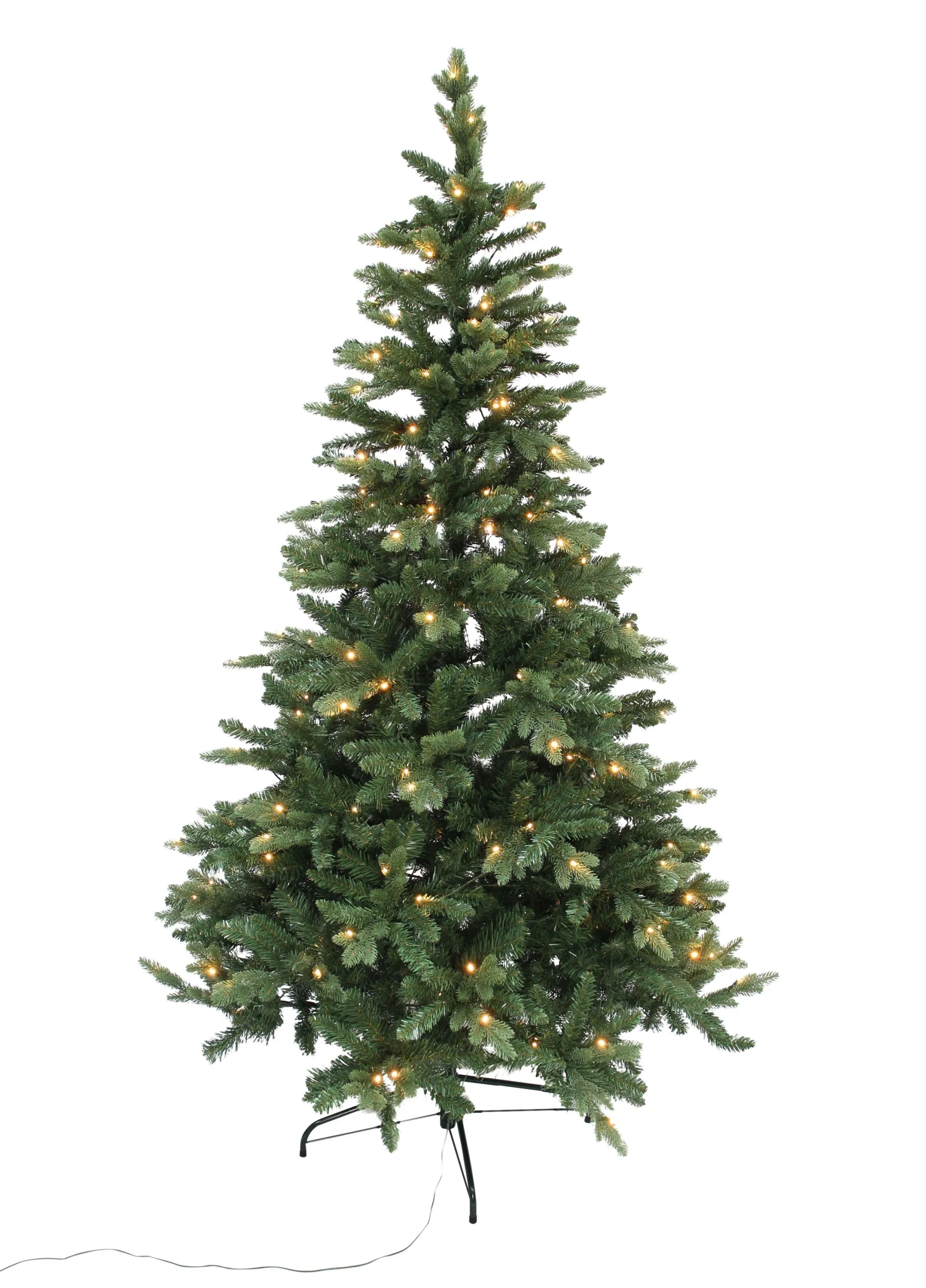 Tannenbaum mit Lichterkette  im Frank Flechtwaren Online Shop für Weihnachtliches Chalet kaufen