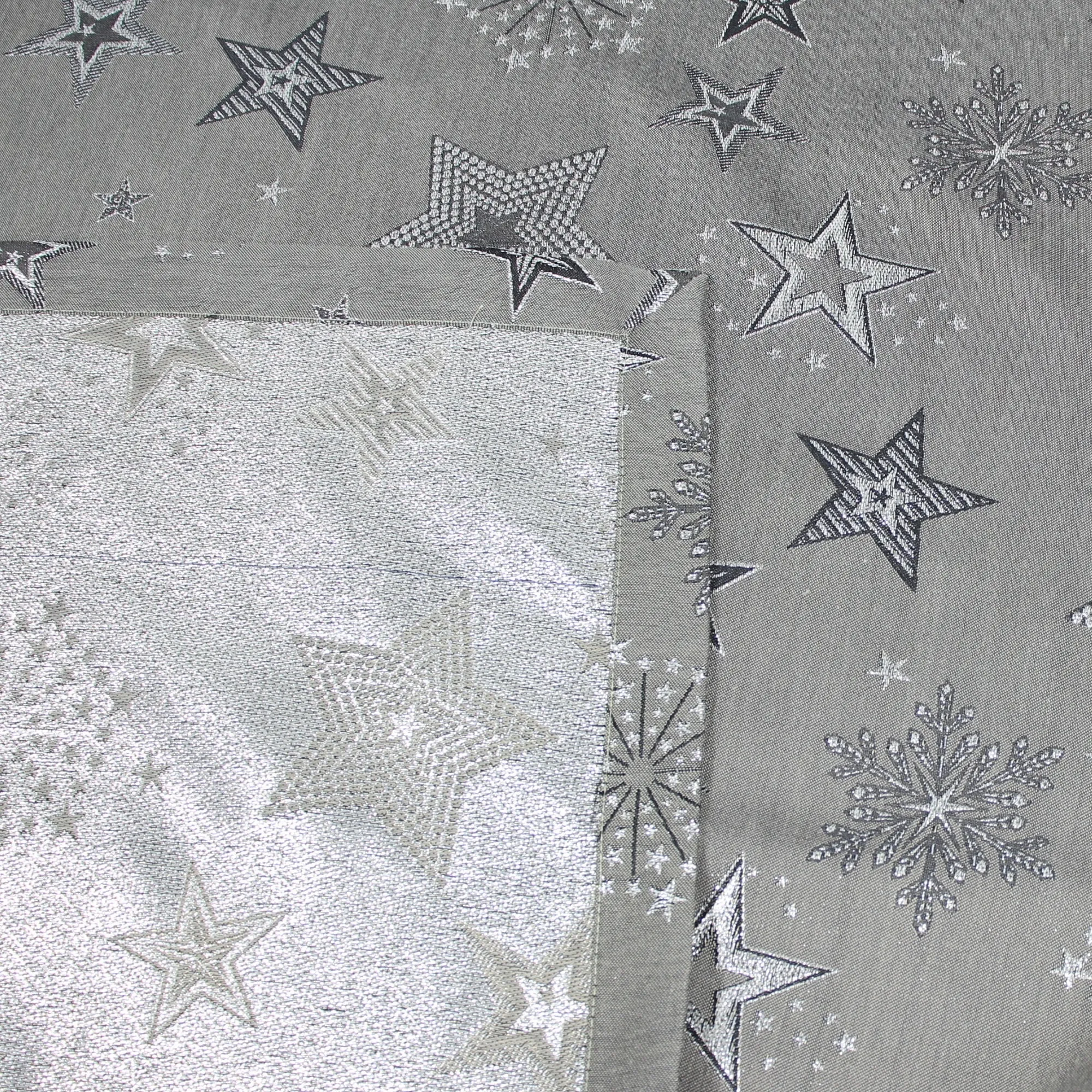 Tafeldecke "Shiny Christmas"  im Frank Flechtwaren Online Shop für Weihnachtliche Tischwäsche kaufen