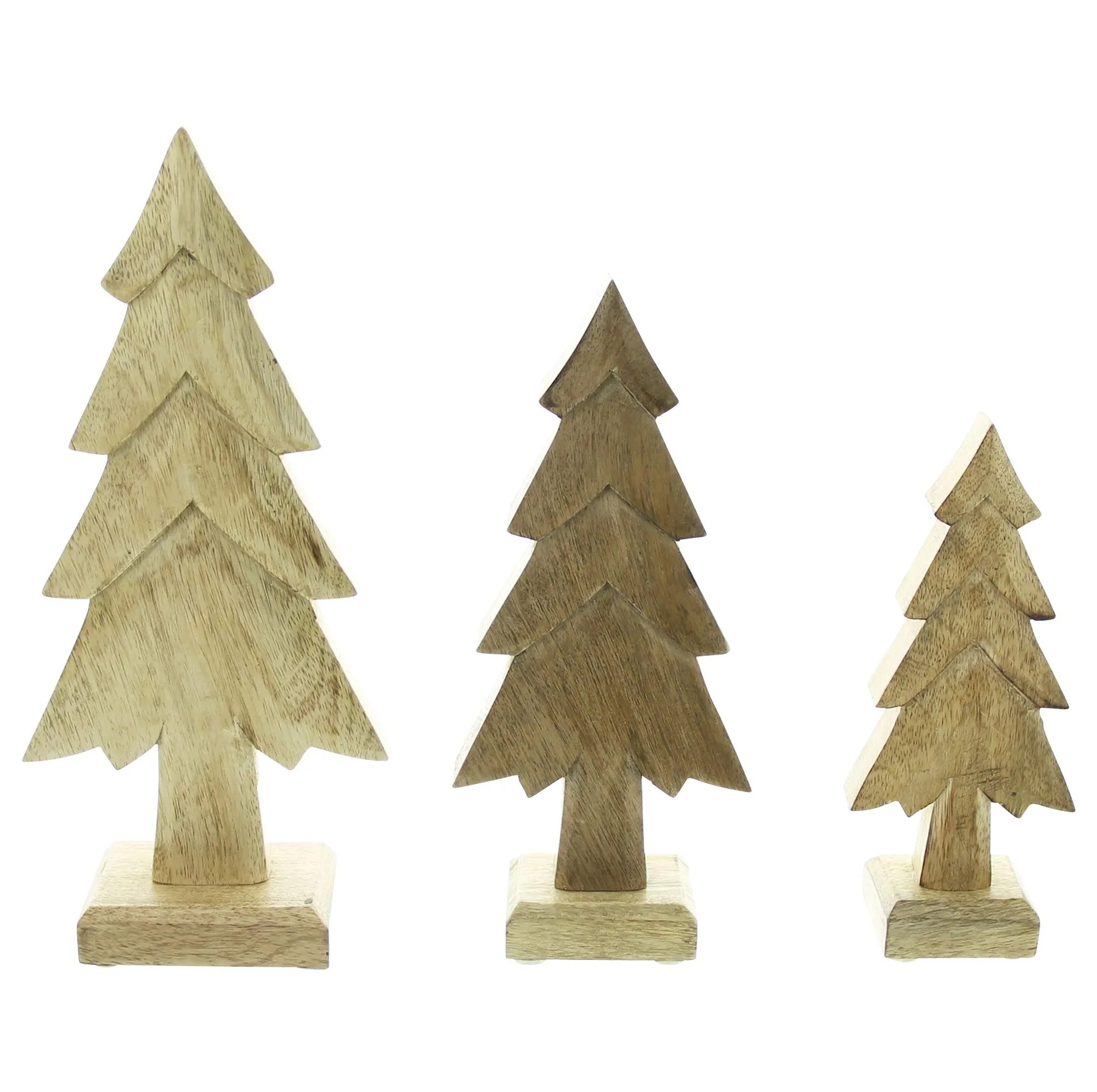 Tanne "Mangoholz", 3er Set  im Frank Flechtwaren Online Shop für Tannenbäume kaufen
