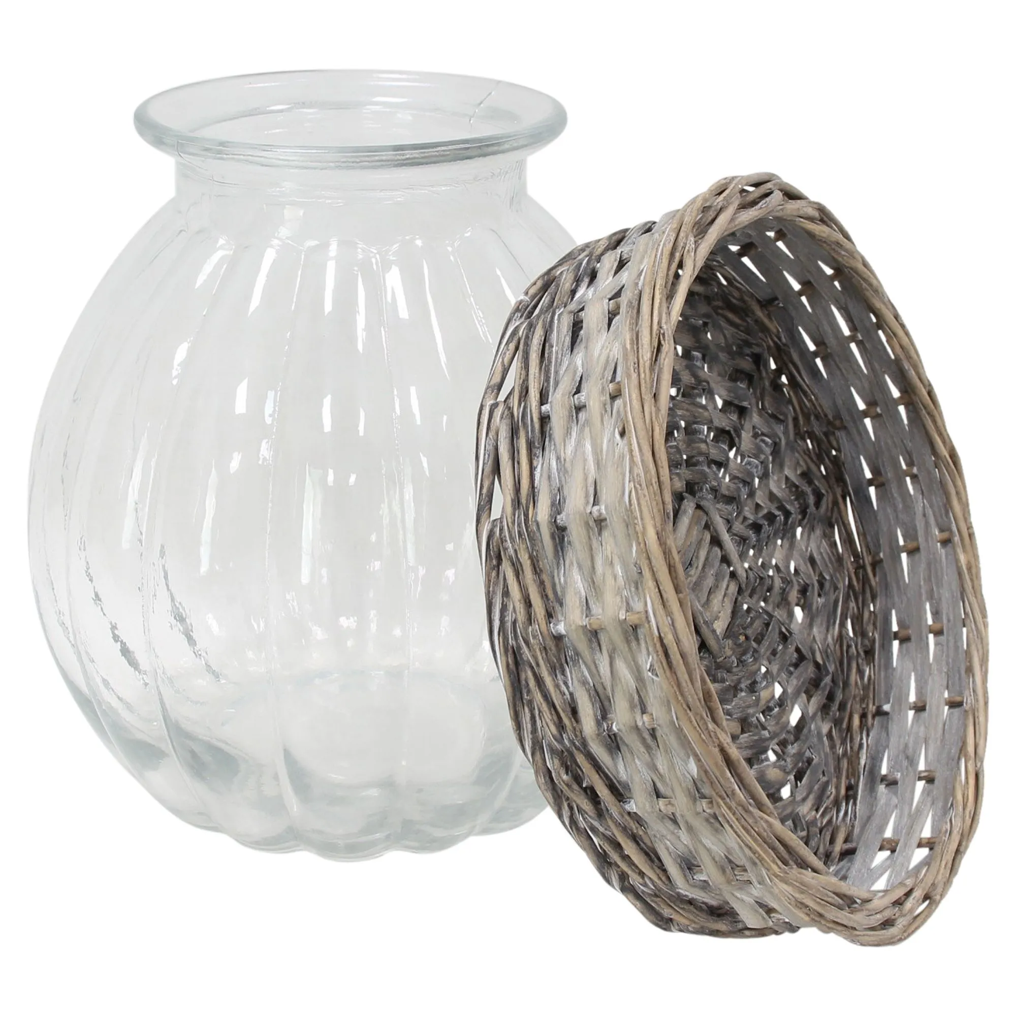 Vase "Nostalgie"  im Frank Flechtwaren Online Shop für Tischlein deck dich kaufen