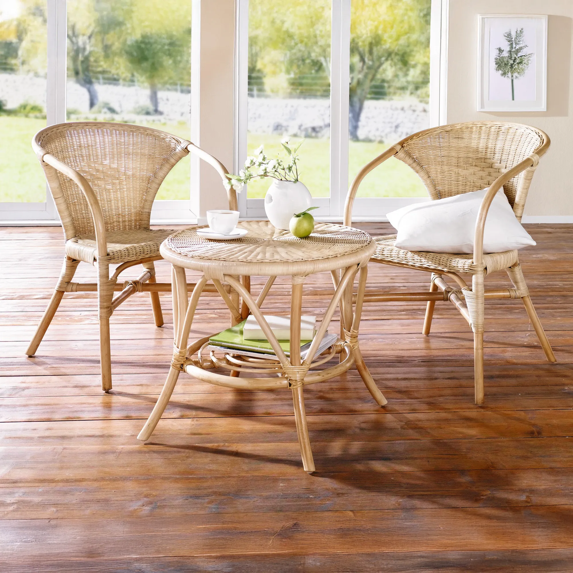 Rattantisch "Bright"  im Frank Flechtwaren Online Shop für Gartentische kaufen