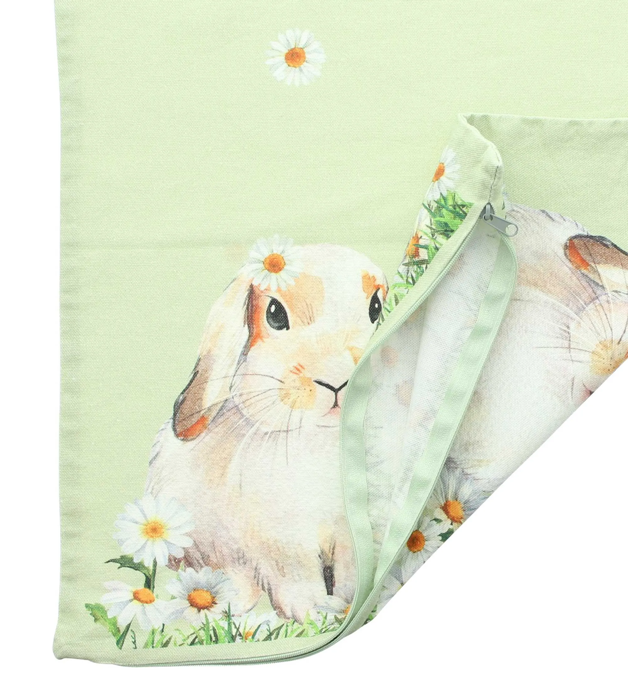Kissenhülle "Blumenhase"  im Frank Flechtwaren Online Shop für Österliche Kissen &amp; Kissenhüllen kaufen