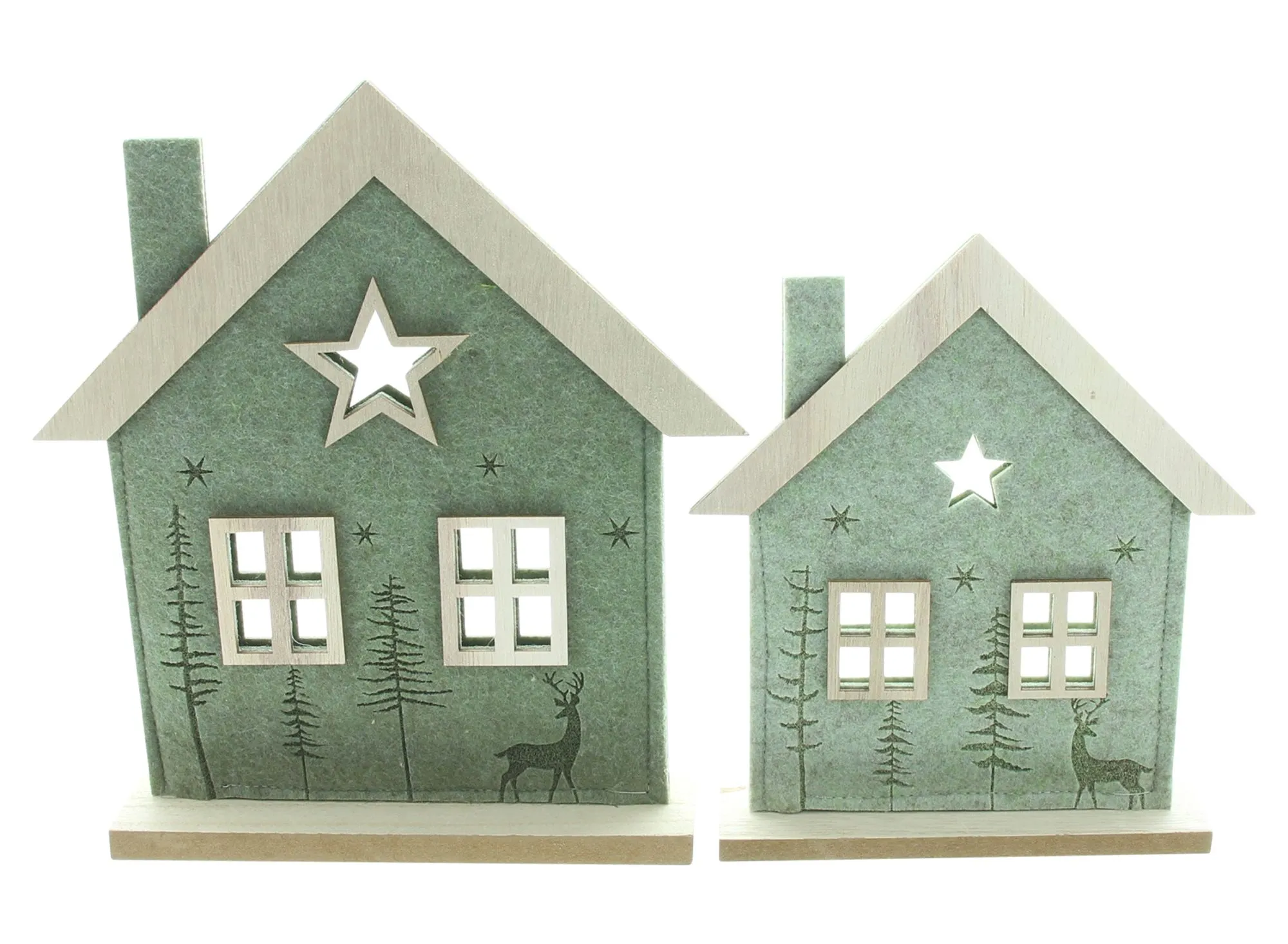 Haus "Wald-Idylle", 2er Set  im Frank Flechtwaren Online Shop für Aus dem Häuschen kaufen
