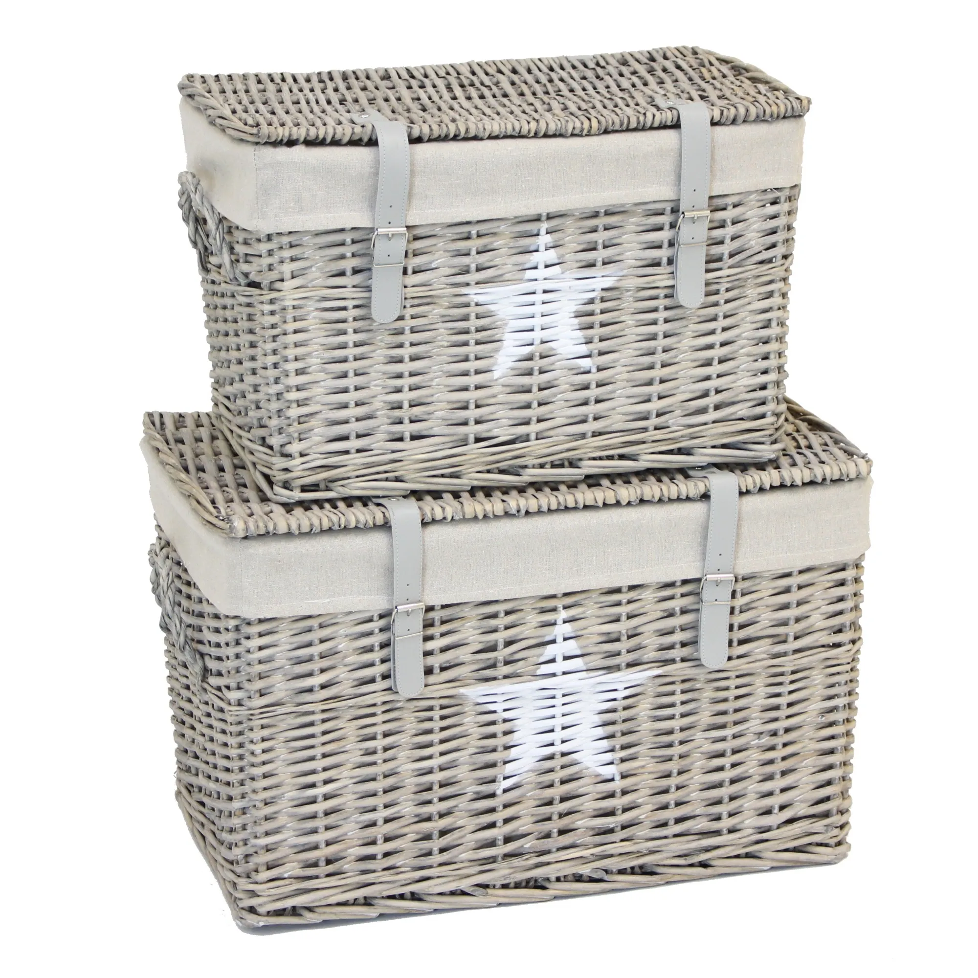 Universaltruhe "Star", 2er Set  im Frank Flechtwaren Online Shop für Clouddancer kaufen
