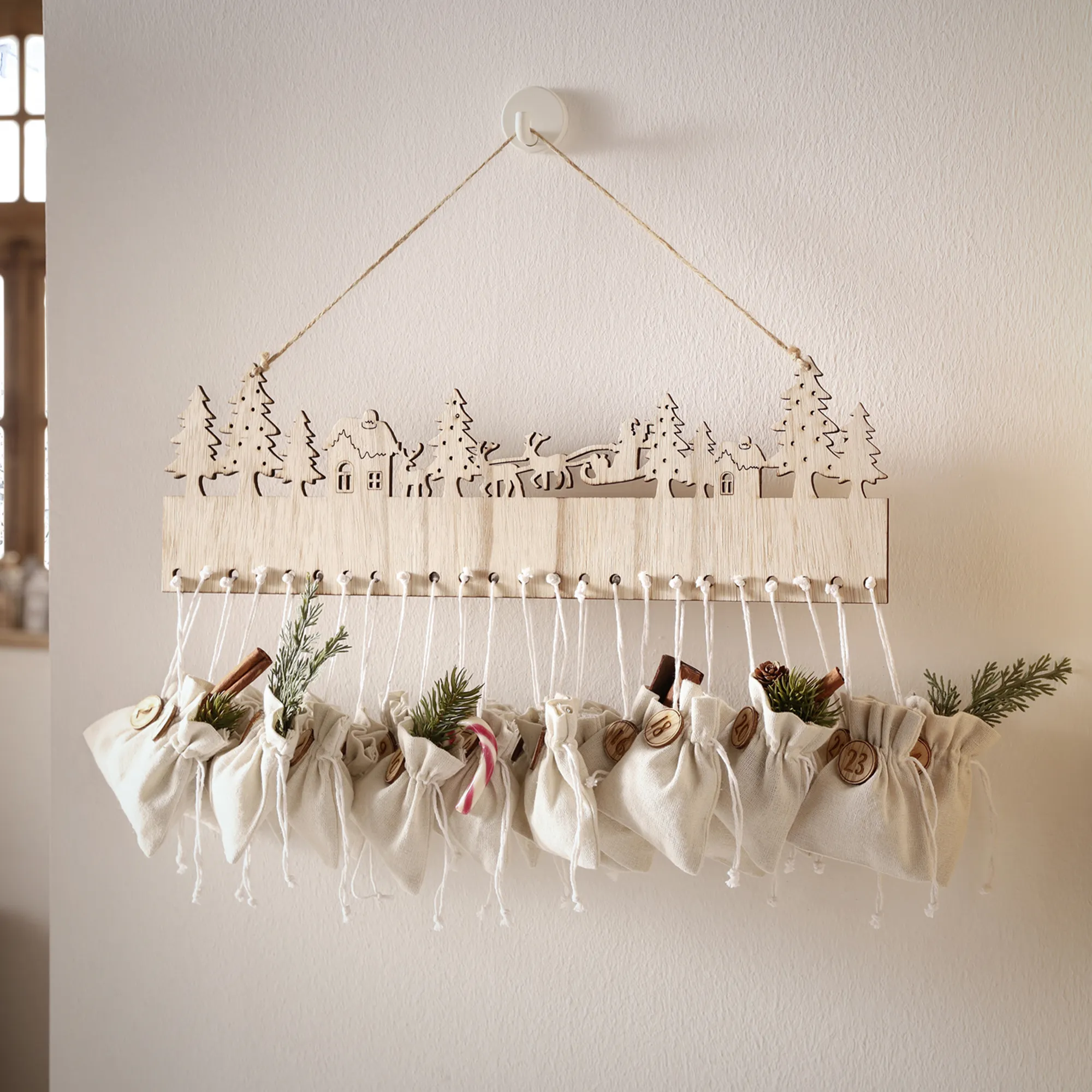 Adventskalender "Sachet"  im Frank Flechtwaren Online Shop kaufen