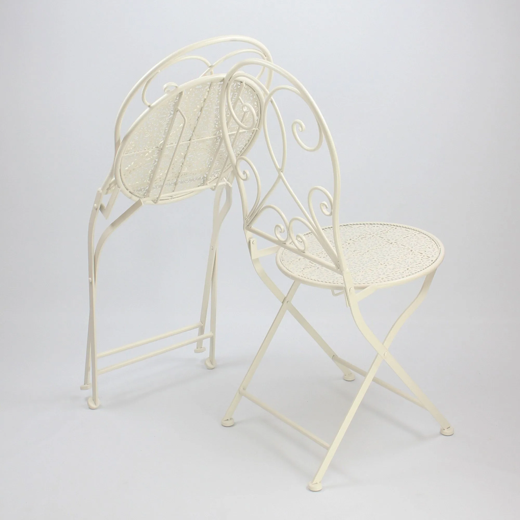 Bistro-Set "White Romance", 3tlg.  im Frank Flechtwaren Online Shop für Balkonien kaufen
