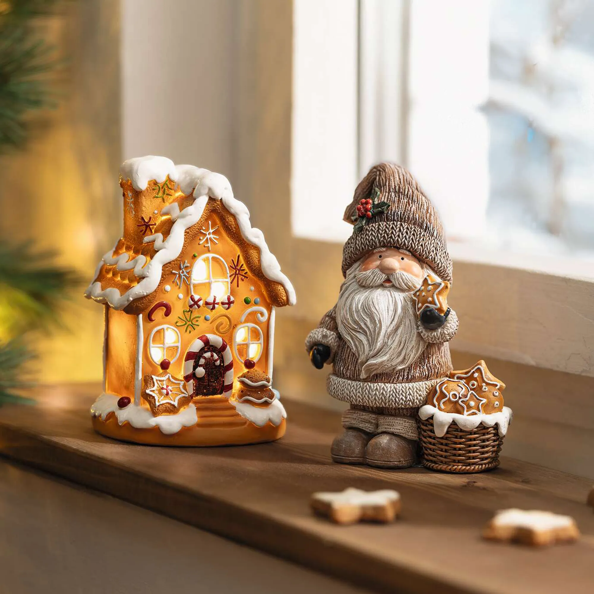 Santa "Lebkuchenzeit"  im Frank Flechtwaren Online Shop kaufen