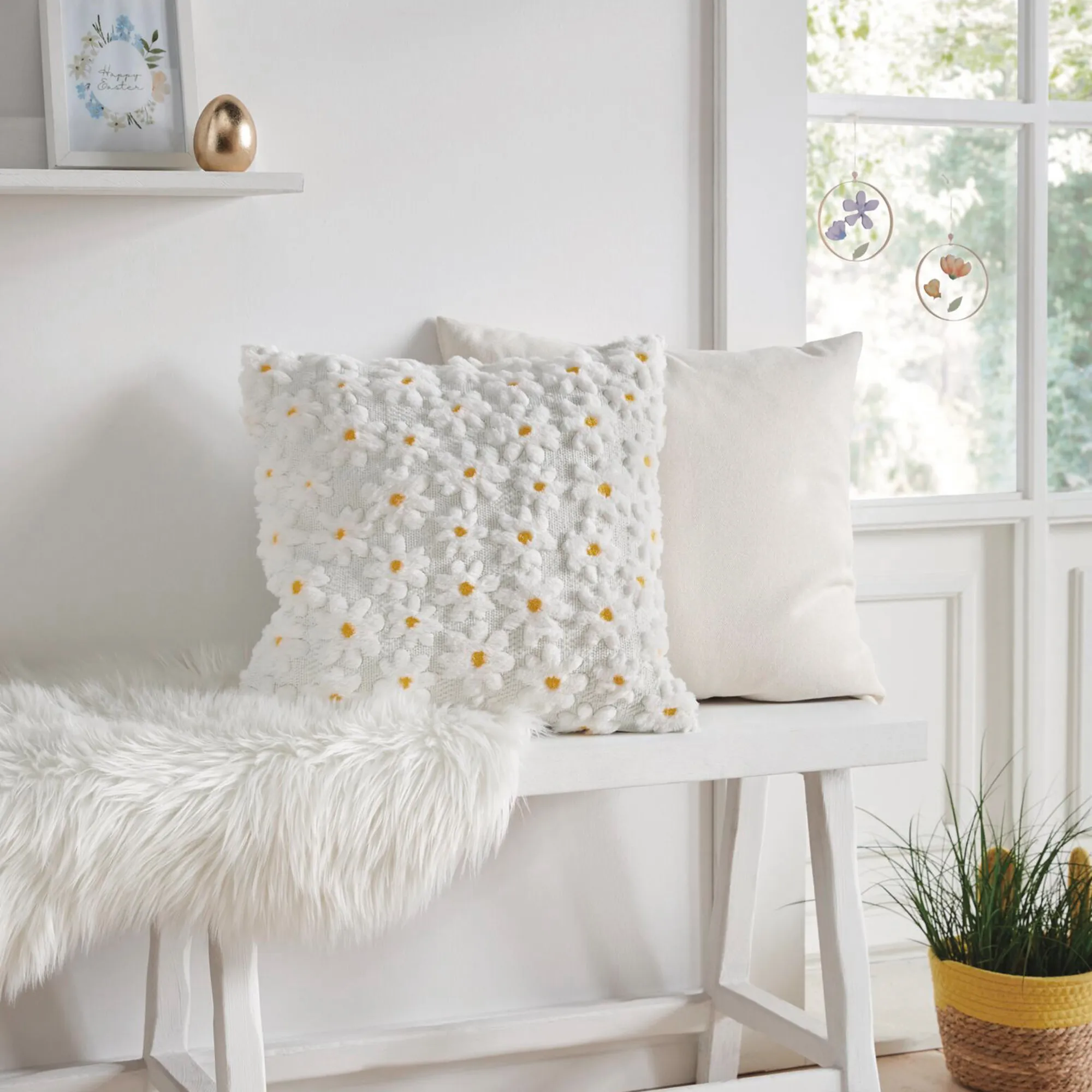 Kissenhülle "Daisy Flowers"  im Frank Flechtwaren Online Shop kaufen