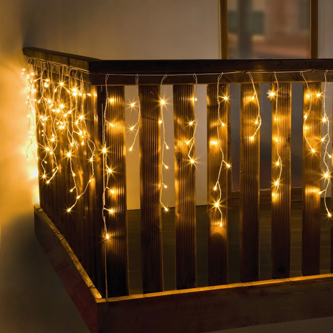 LED-Lichtervorhang "White"  im Frank Flechtwaren Online Shop kaufen