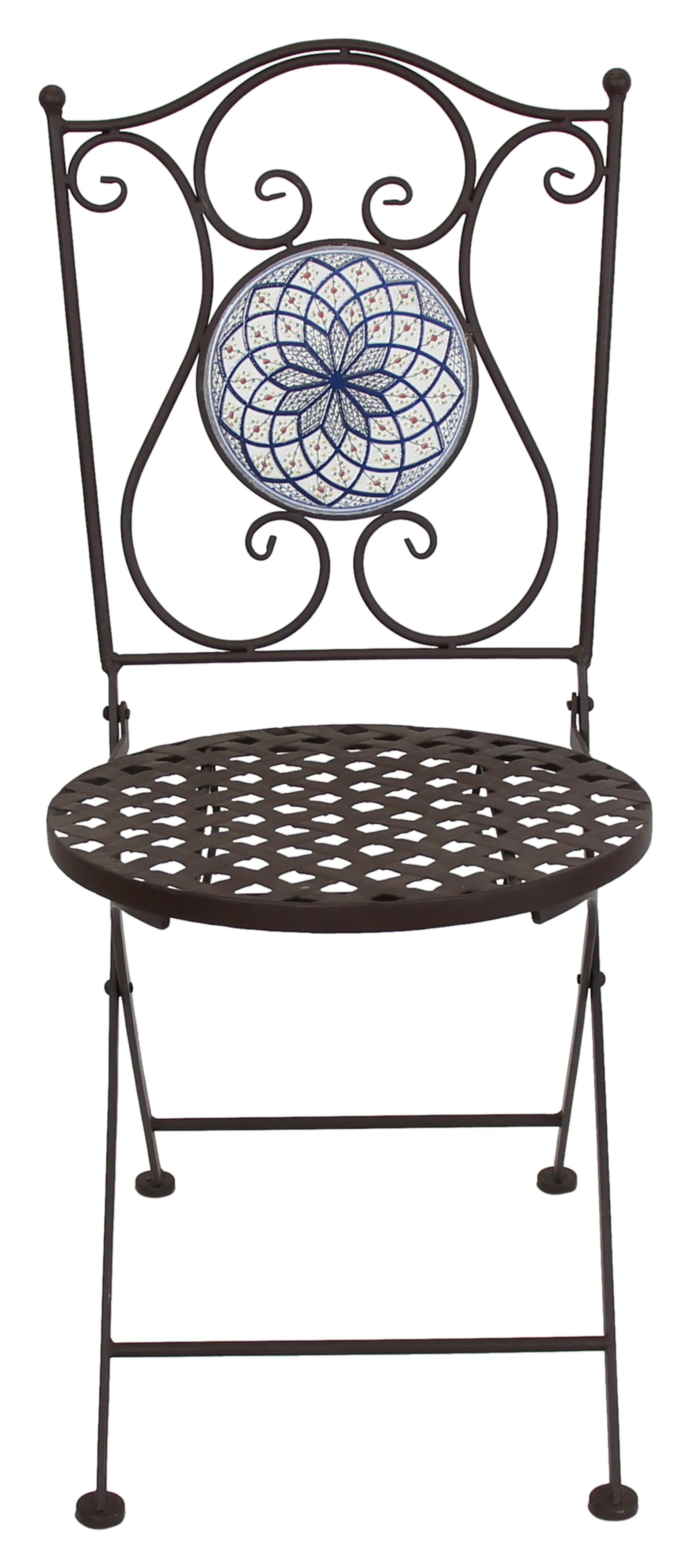 Mosaikstuhl "Mare"  im Frank Flechtwaren Online Shop für Gartensessel &amp; Gartenstühle kaufen