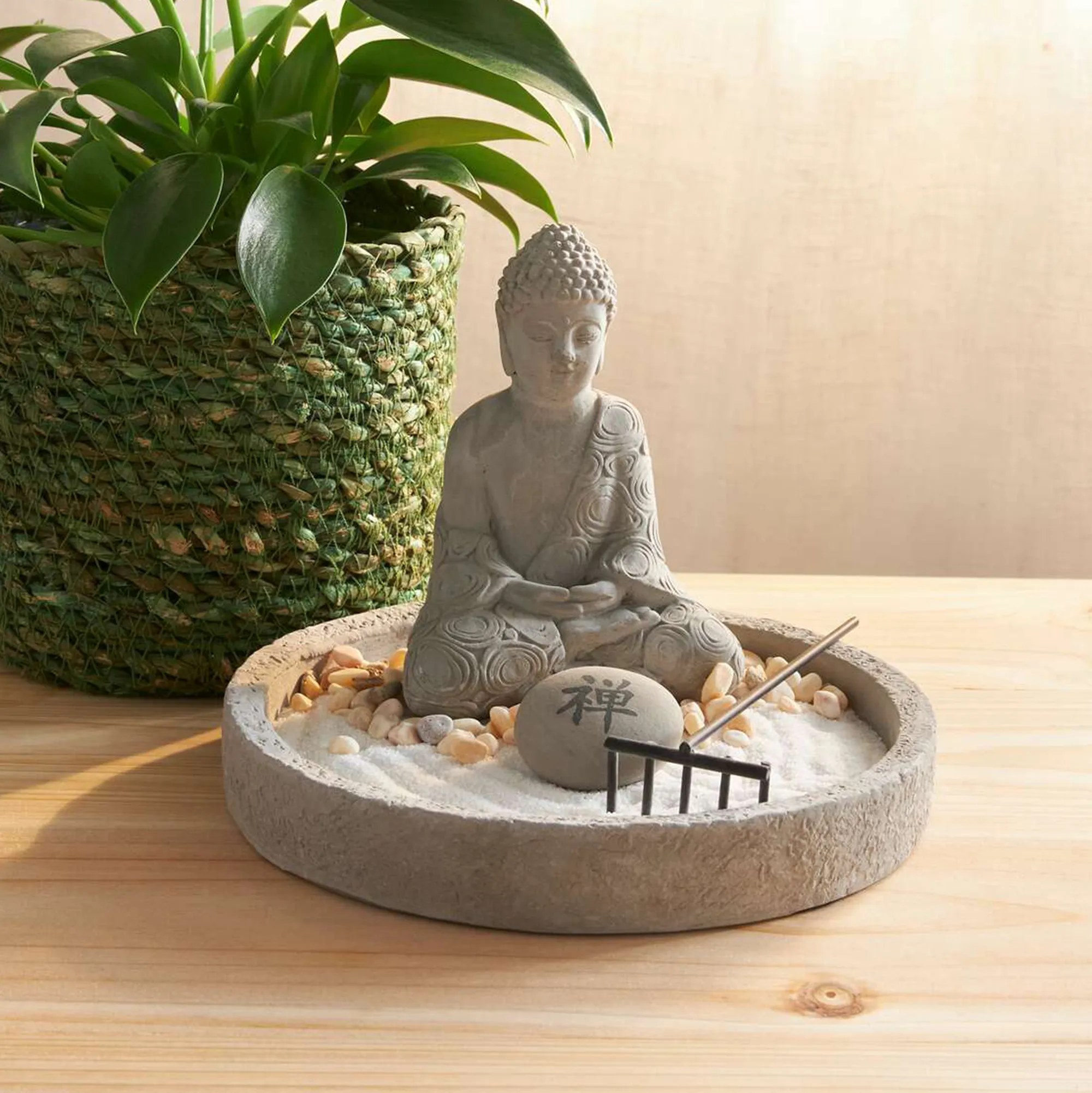 Buddha "Zen-Garten"  im Frank Flechtwaren Online Shop kaufen