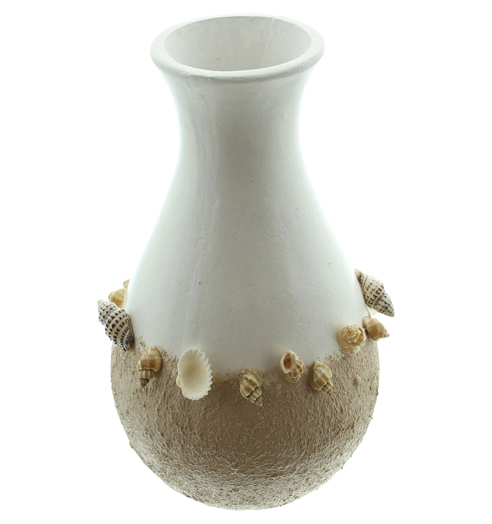 Dekovase "Muscheln", groß  im Frank Flechtwaren Online Shop für Clouddancer kaufen