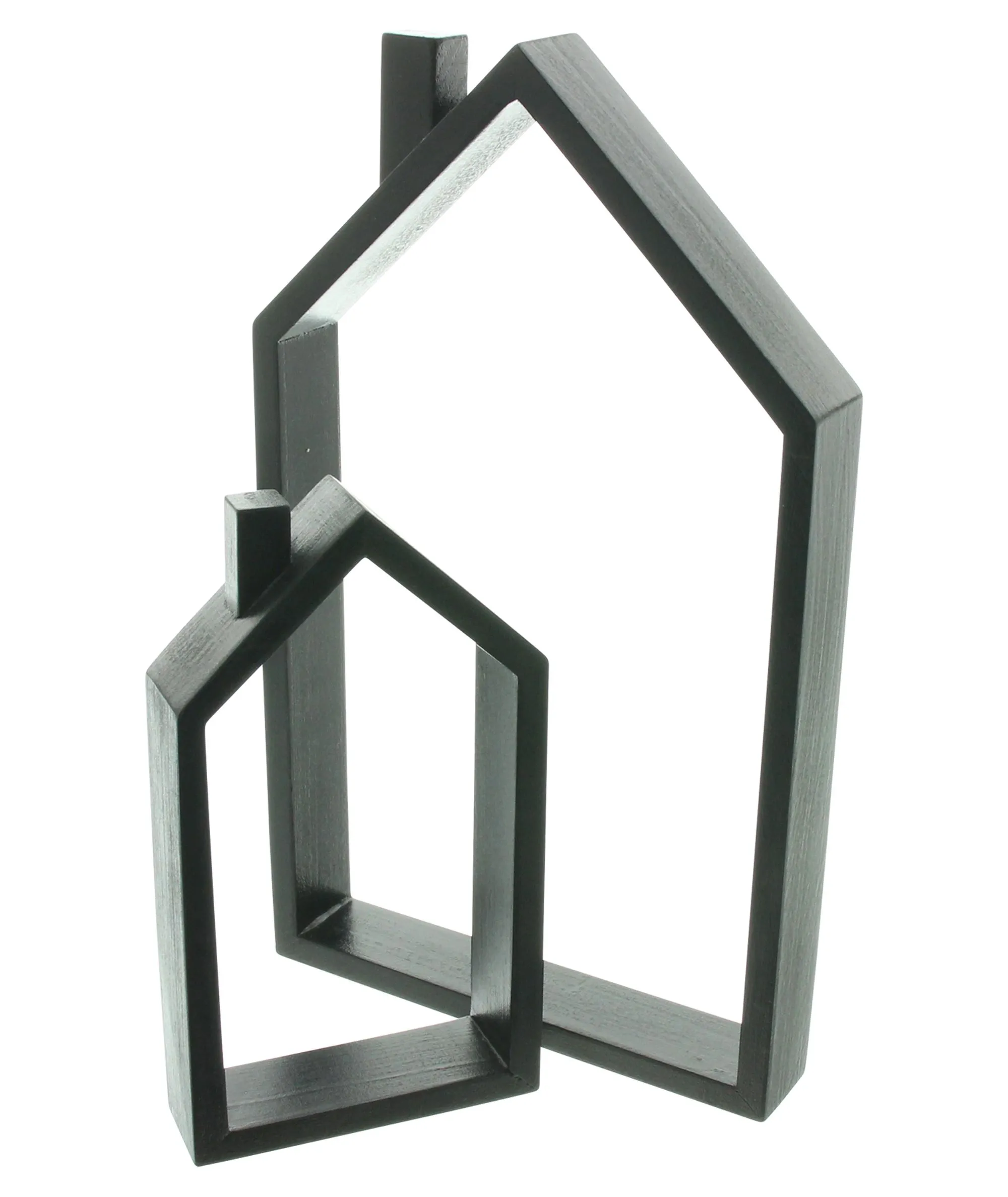 Haus "Black", 2er Set  im Frank Flechtwaren Online Shop für Aus dem Häuschen kaufen
