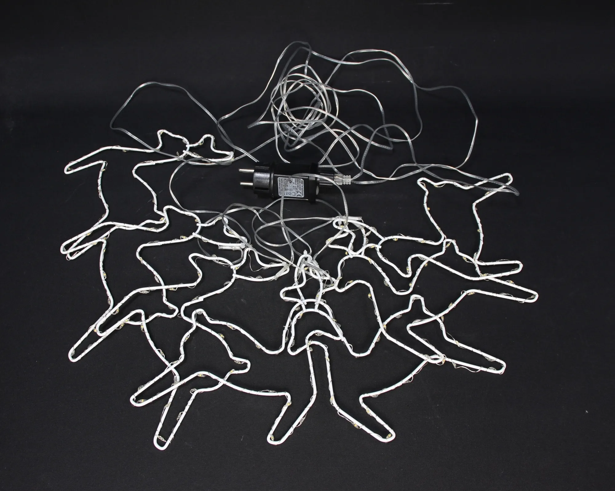 LED-Lichterkette "Rentiere"  im Frank Flechtwaren Online Shop für Weihnachtliche LED-Leuchthänger kaufen