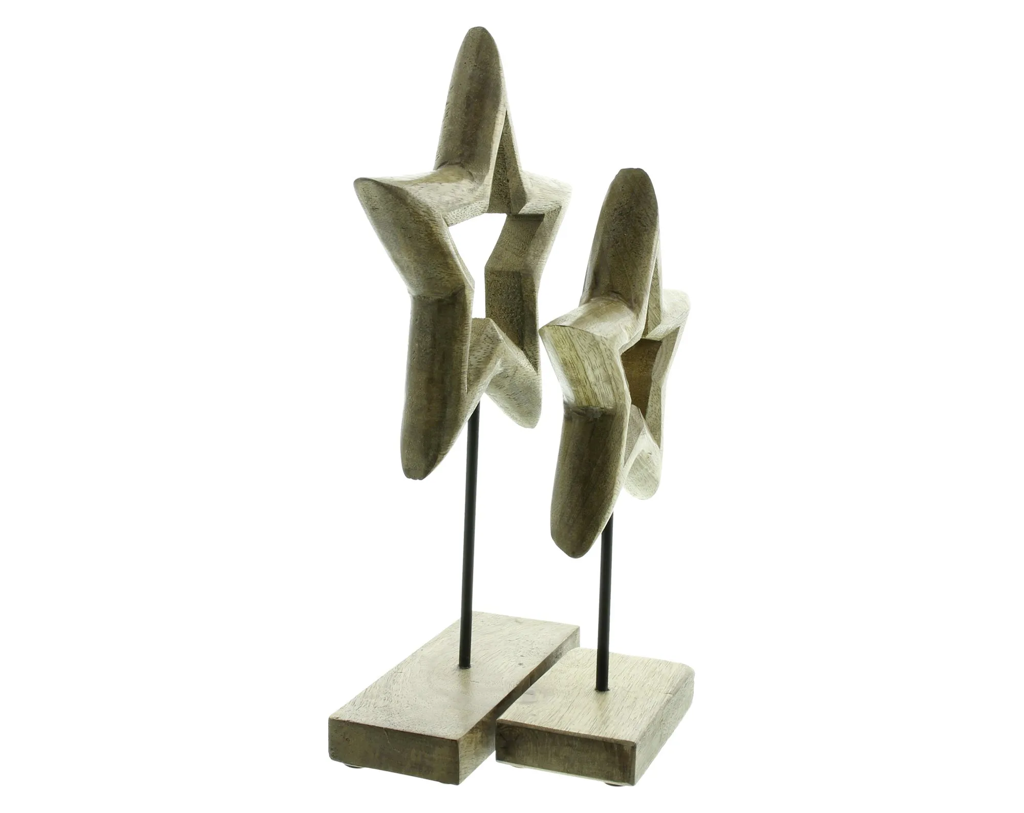 Weihnachtsdeko "Stern", 2er Set  im Frank Flechtwaren Online Shop für Sterne kaufen