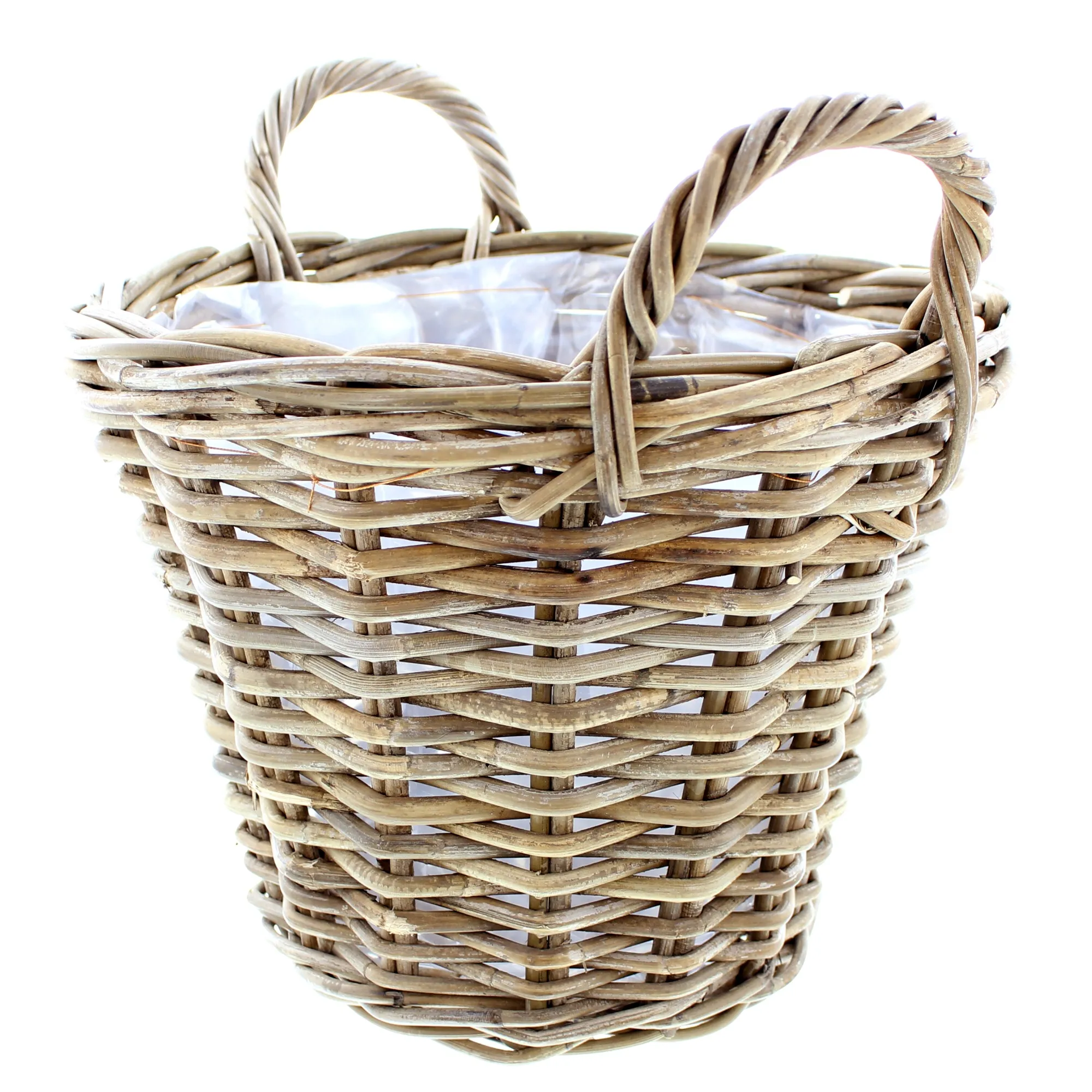 Pflanzkorb "Rattan", groß  im Frank Flechtwaren Online Shop für Pflanzkörbe kaufen
