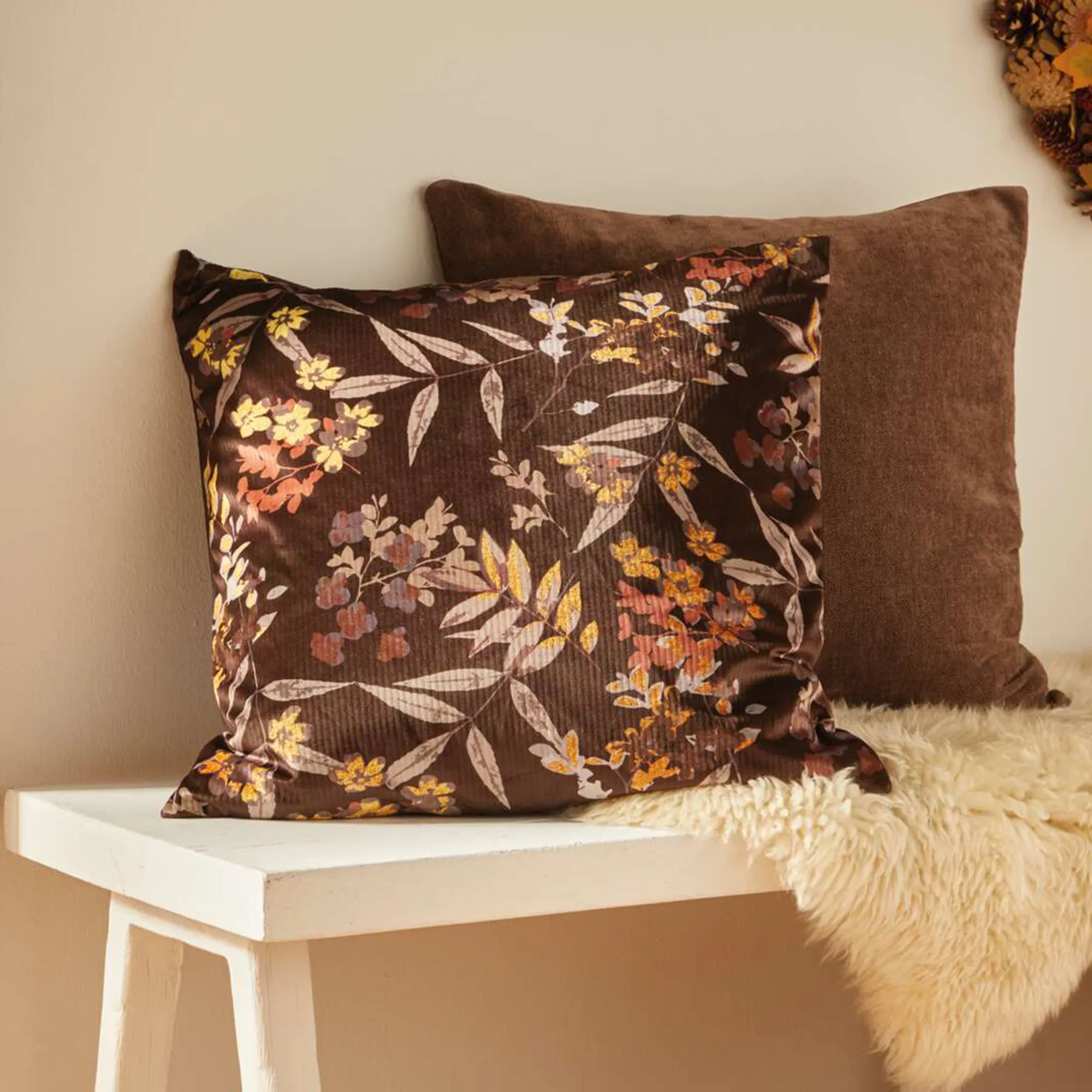 Kissenhülle "Floral"  im Frank Flechtwaren Online Shop kaufen