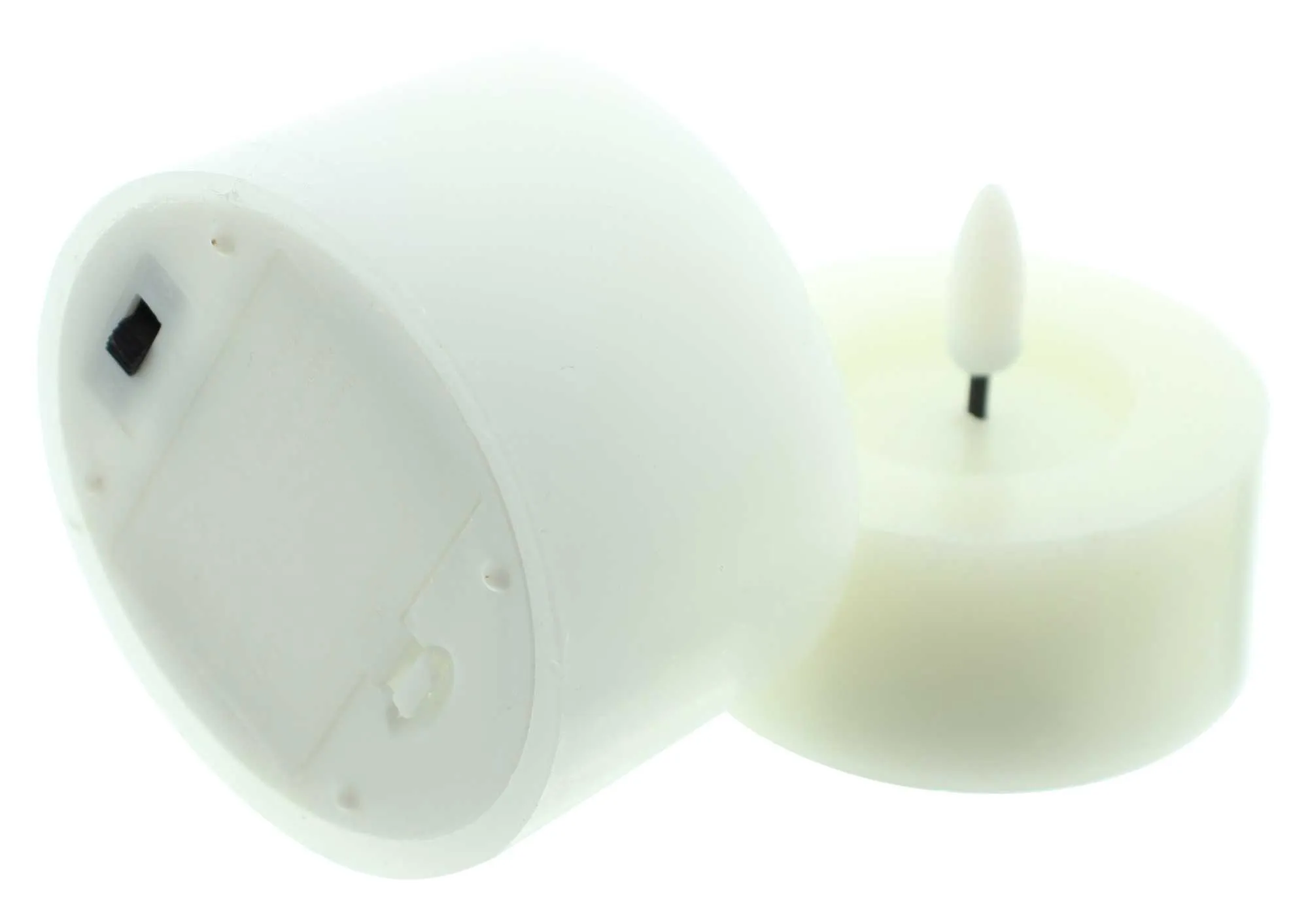 LED-Kerze "White", 2er Set  im Frank Flechtwaren Online Shop für Black &amp; White kaufen