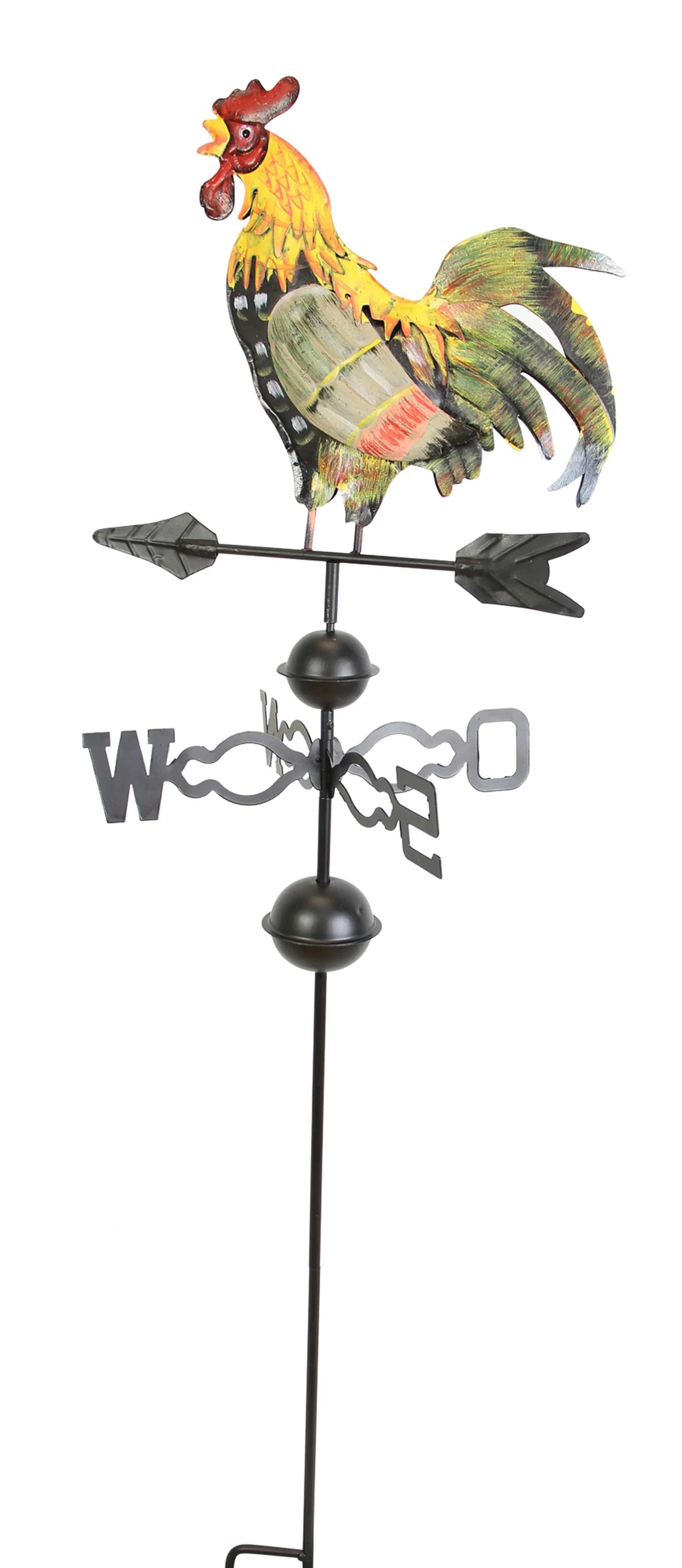 Hahn auf Windrad  im Frank Flechtwaren Online Shop für Bunter Ostergarten kaufen