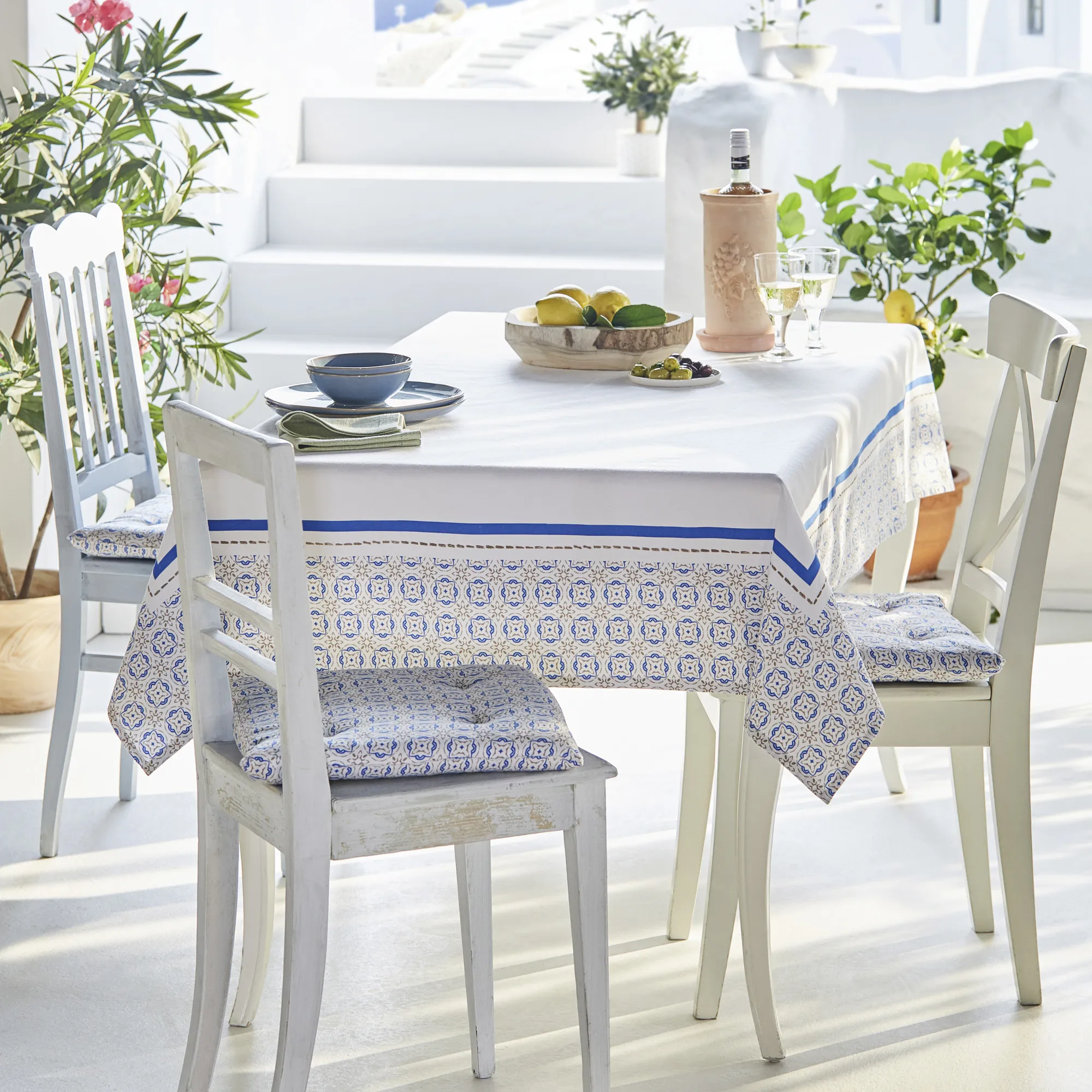 Tafeldecke "Santorin"  im Frank Flechtwaren Online Shop kaufen