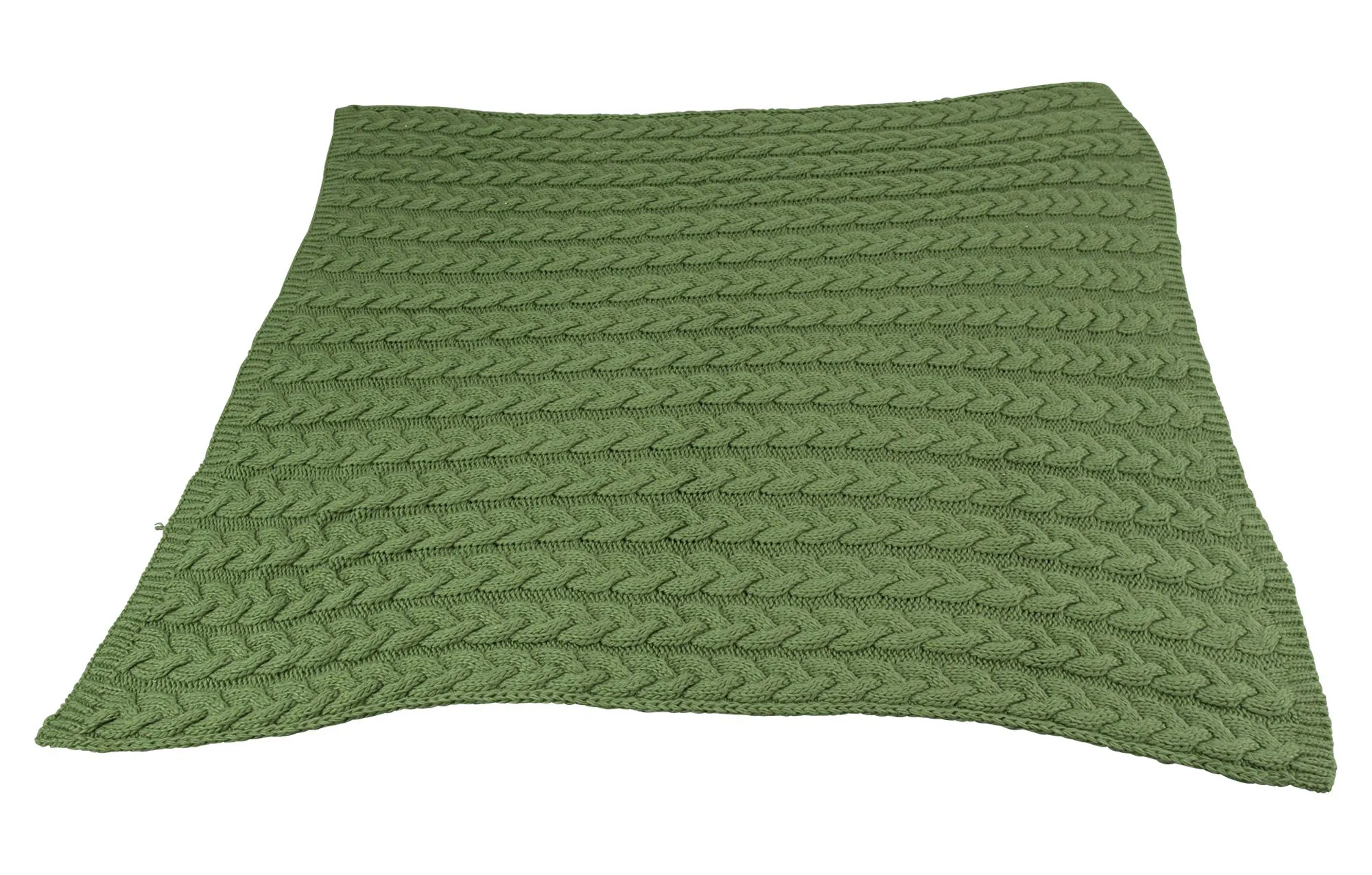 Kuscheldecke "Strickzopf"  im Frank Flechtwaren Online Shop für Naturtöne kaufen