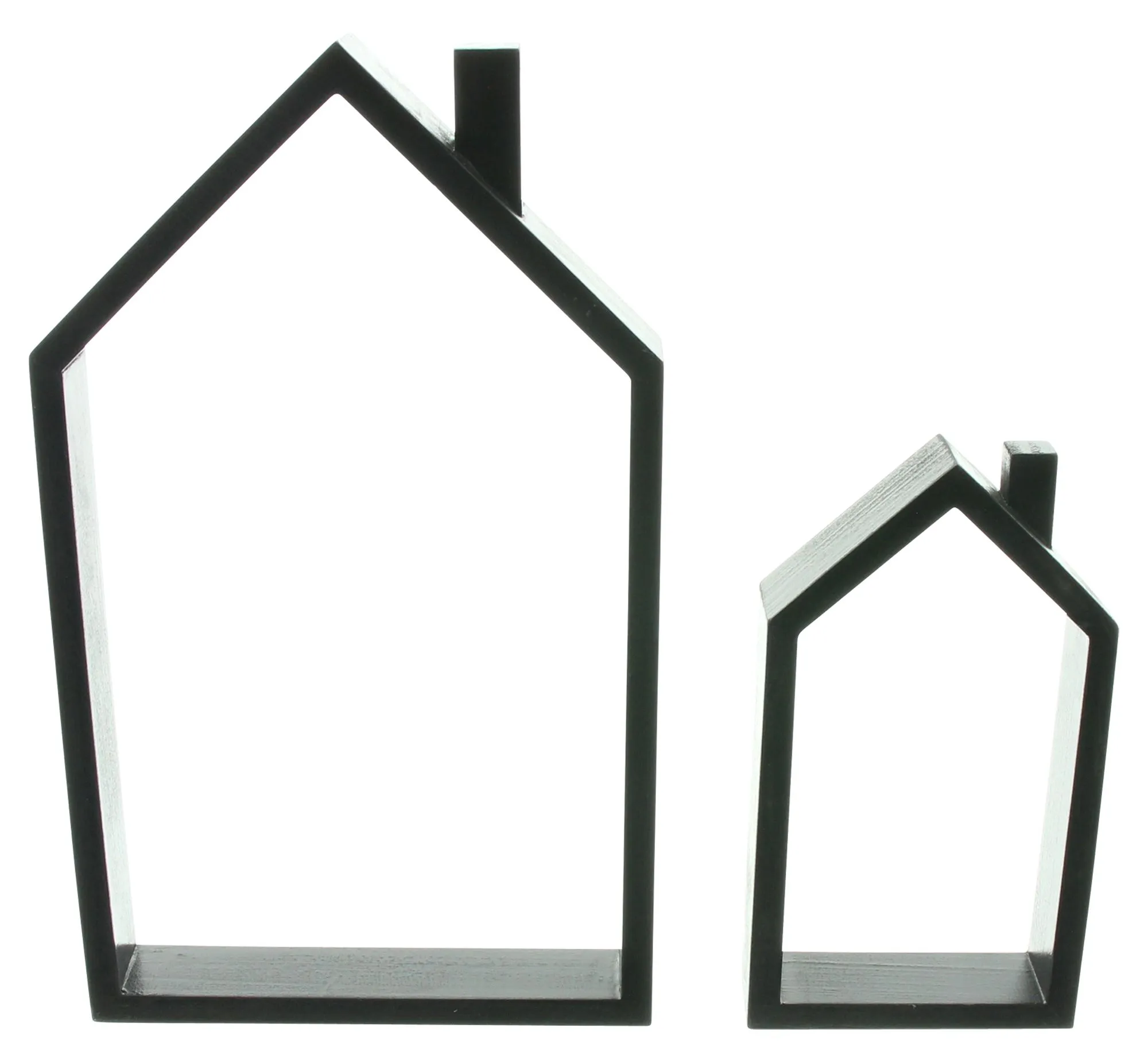 Haus "Black", 2er Set  im Frank Flechtwaren Online Shop für Aus dem Häuschen kaufen