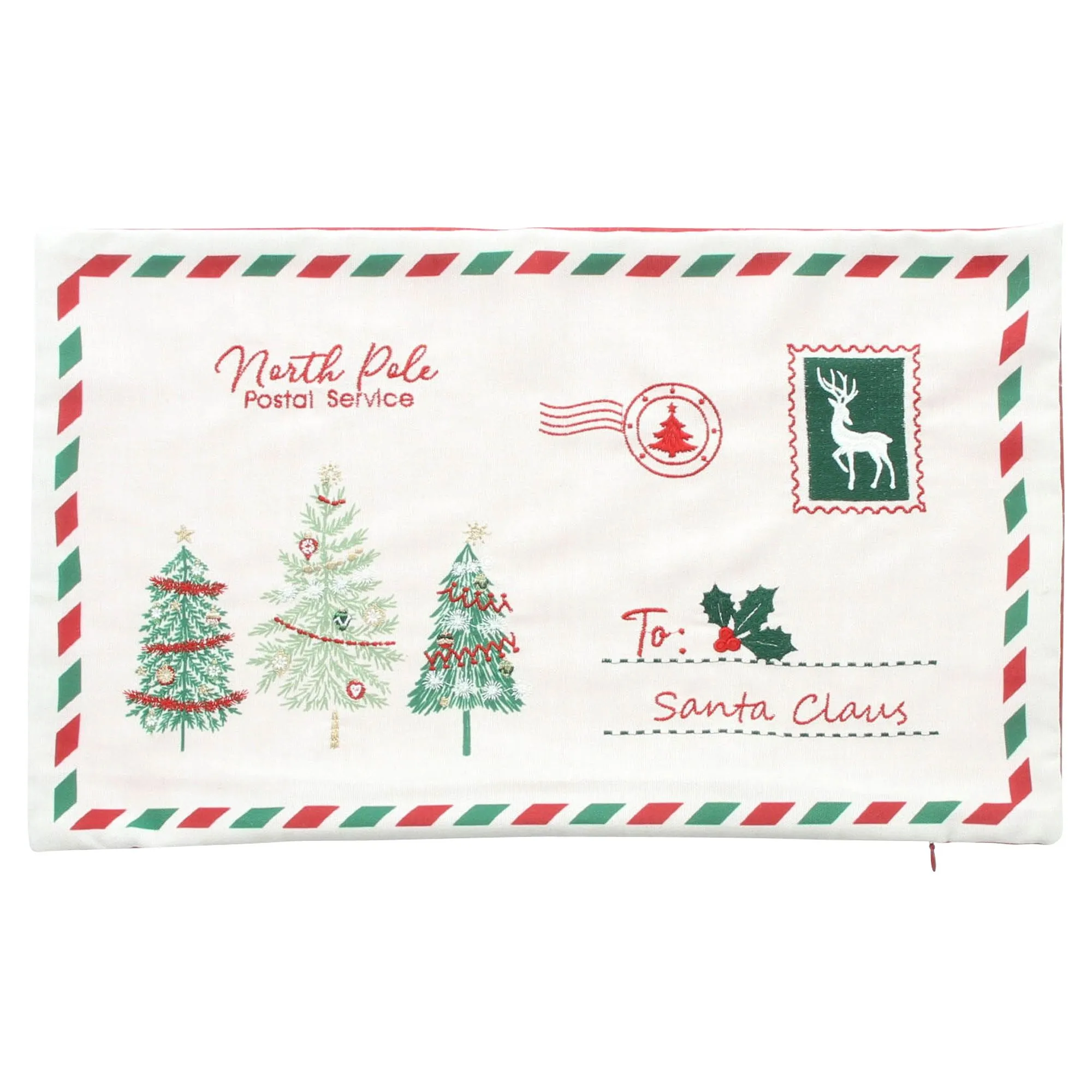 Kissenhülle "Christmas Mail"  im Frank Flechtwaren Online Shop für Weihnachtliche Kissen &amp; Kissenhüllen kaufen