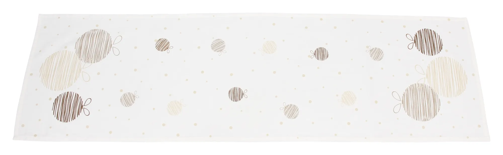 Tischläufer "Christbaumkugeln"  im Frank Flechtwaren Online Shop für Weihnachtliche Tischwäsche kaufen