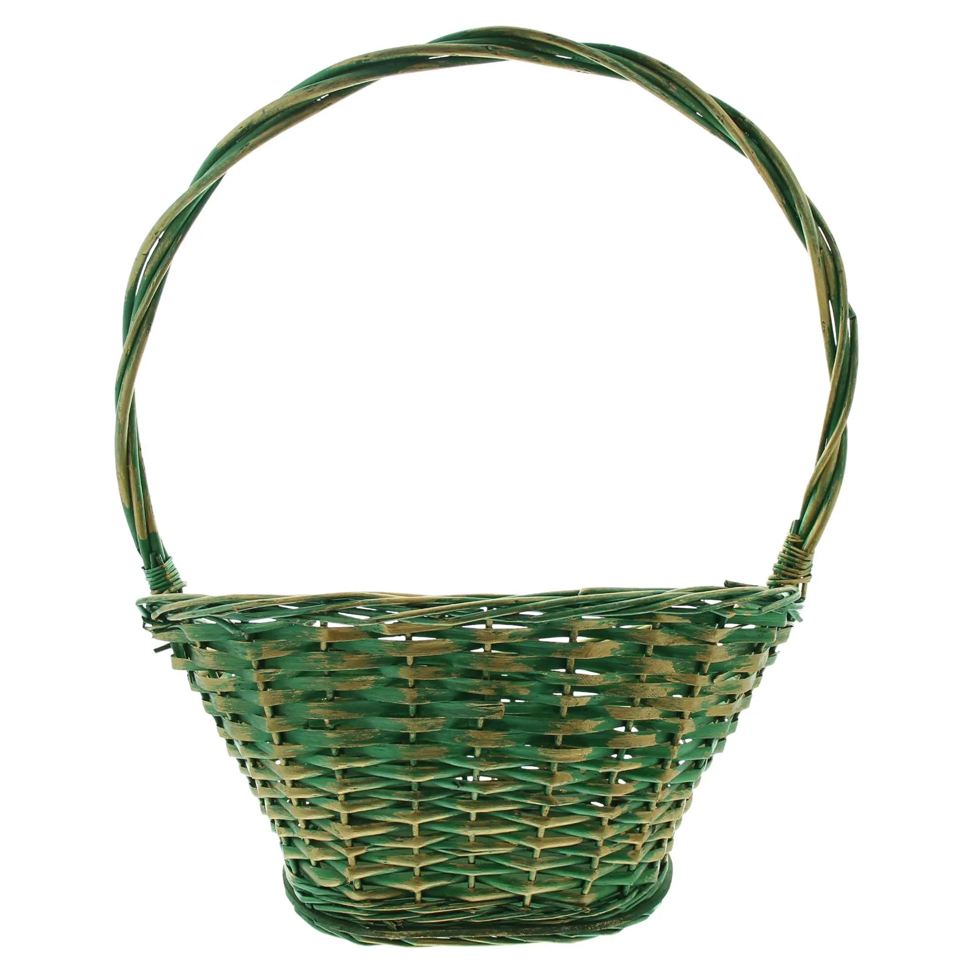 Präsentkorb "Grün/Gold"  im Frank Flechtwaren Online Shop für Präsentkörbe kaufen