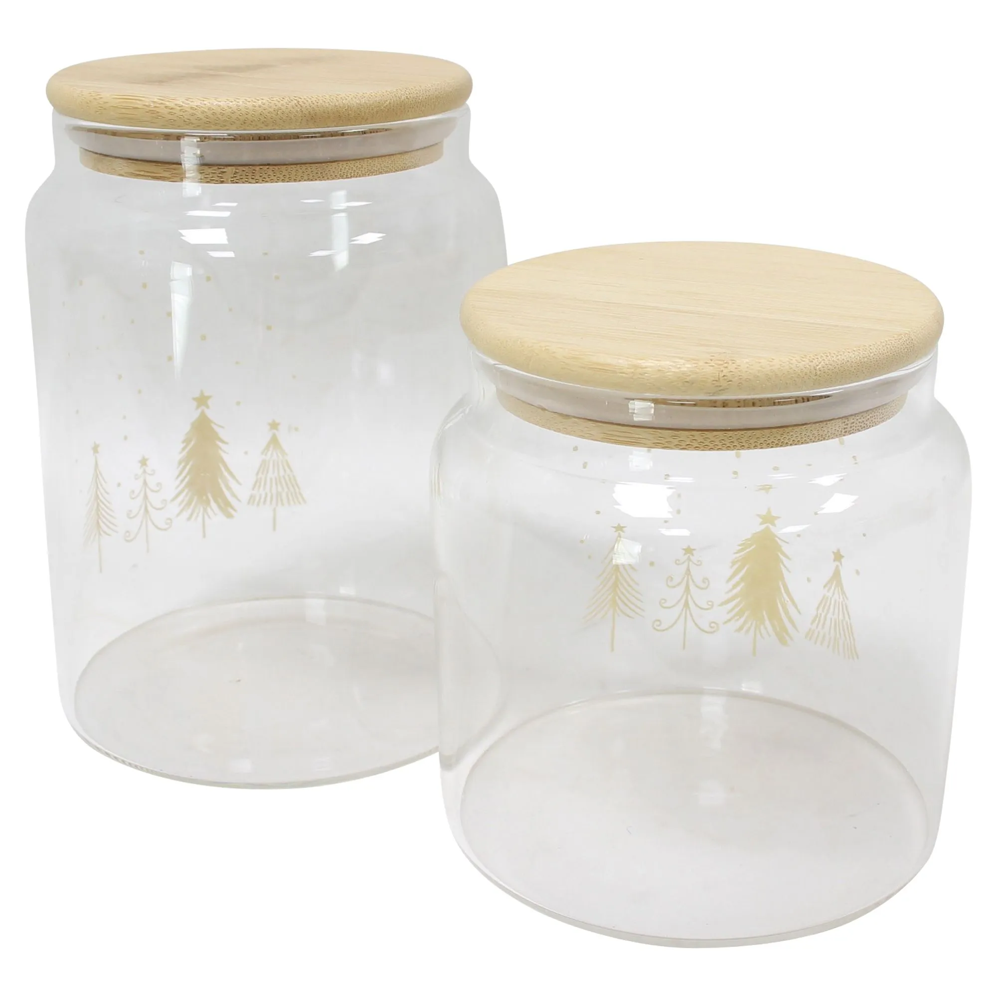 Vorratsglas "Weihnachtswald", 2er Set  im Frank Flechtwaren Online Shop für Weihnachtliches Chalet kaufen