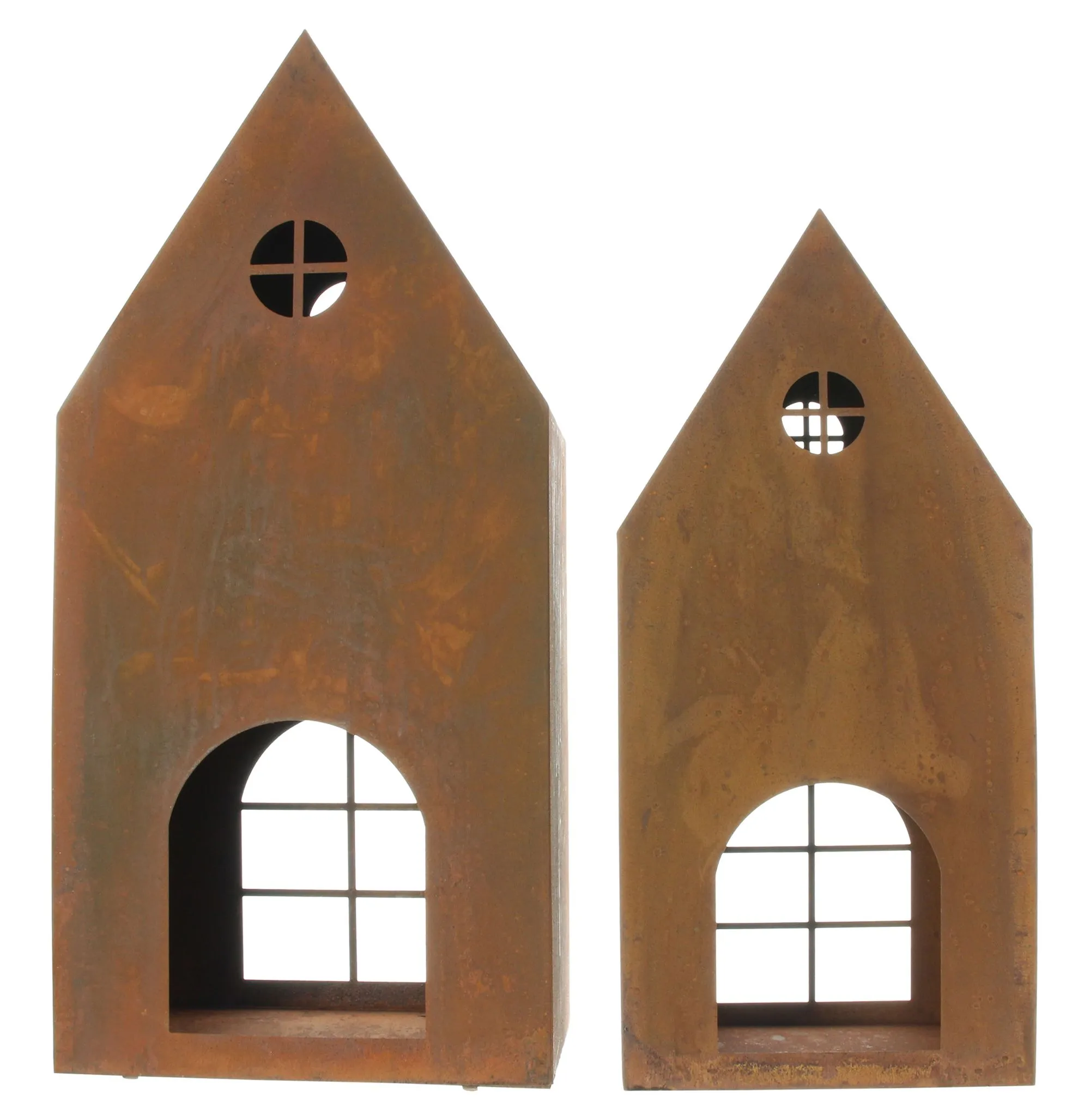 Haus "Rost", 2er Set  im Frank Flechtwaren Online Shop für Aus dem Häuschen kaufen