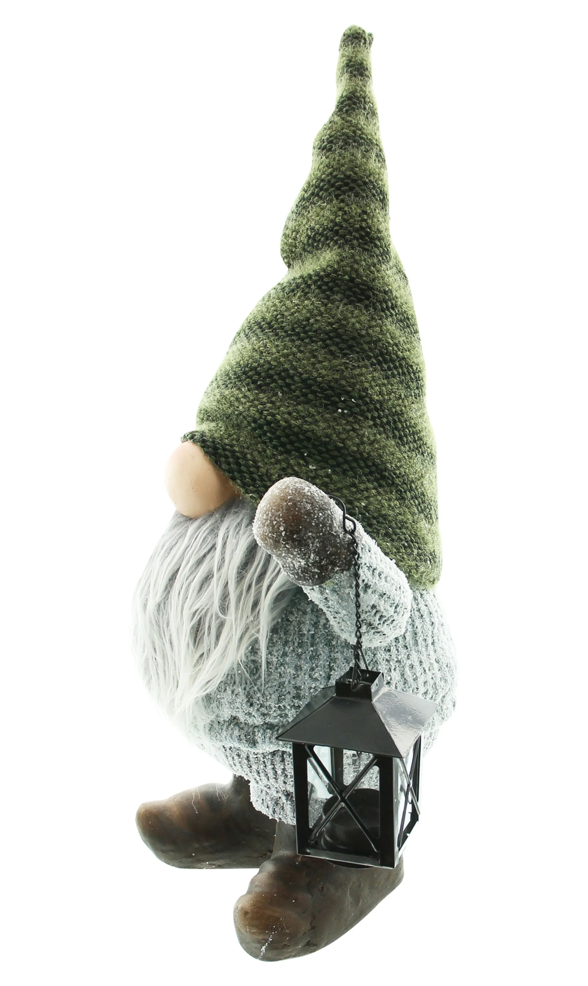 Wichtel "Laterne", groß  im Frank Flechtwaren Online Shop für Herbstliche Dekofiguren kaufen