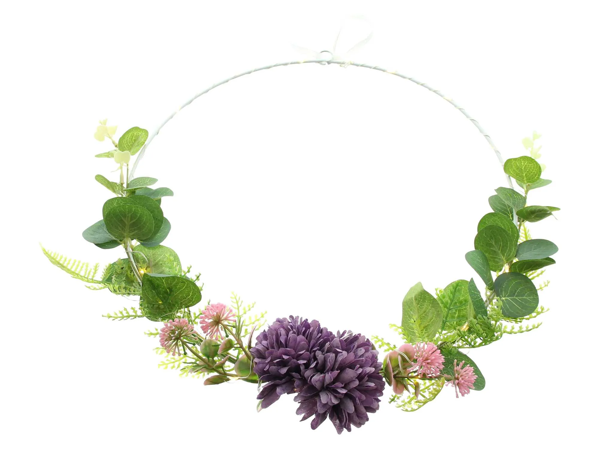 LED-Ring "Blumen"  im Frank Flechtwaren Online Shop für Bunte Osterzeit kaufen