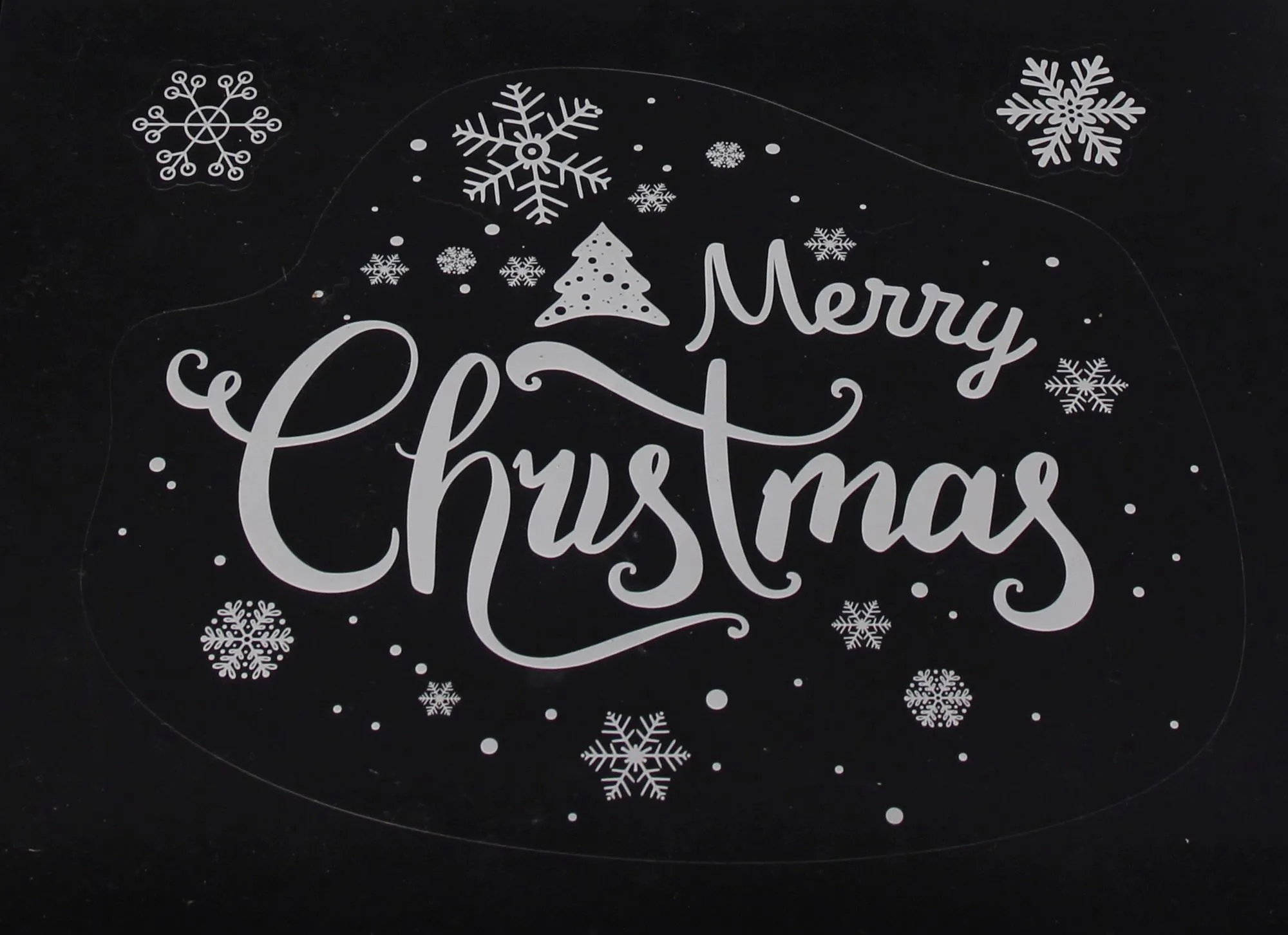 Fenstersticker "Merry Christmas", 33er Set  im Frank Flechtwaren Online Shop für Weihnachtliche Wanddeko kaufen